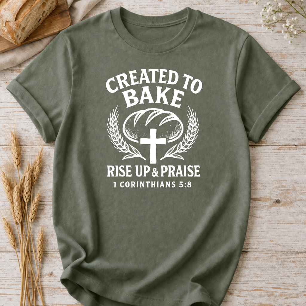 Created to Bake Christian T-shirt