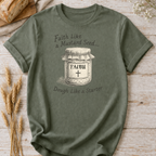 Faith Like a Mustard Seed, Dough Like a Starter Sourdough Christian T-Shirt