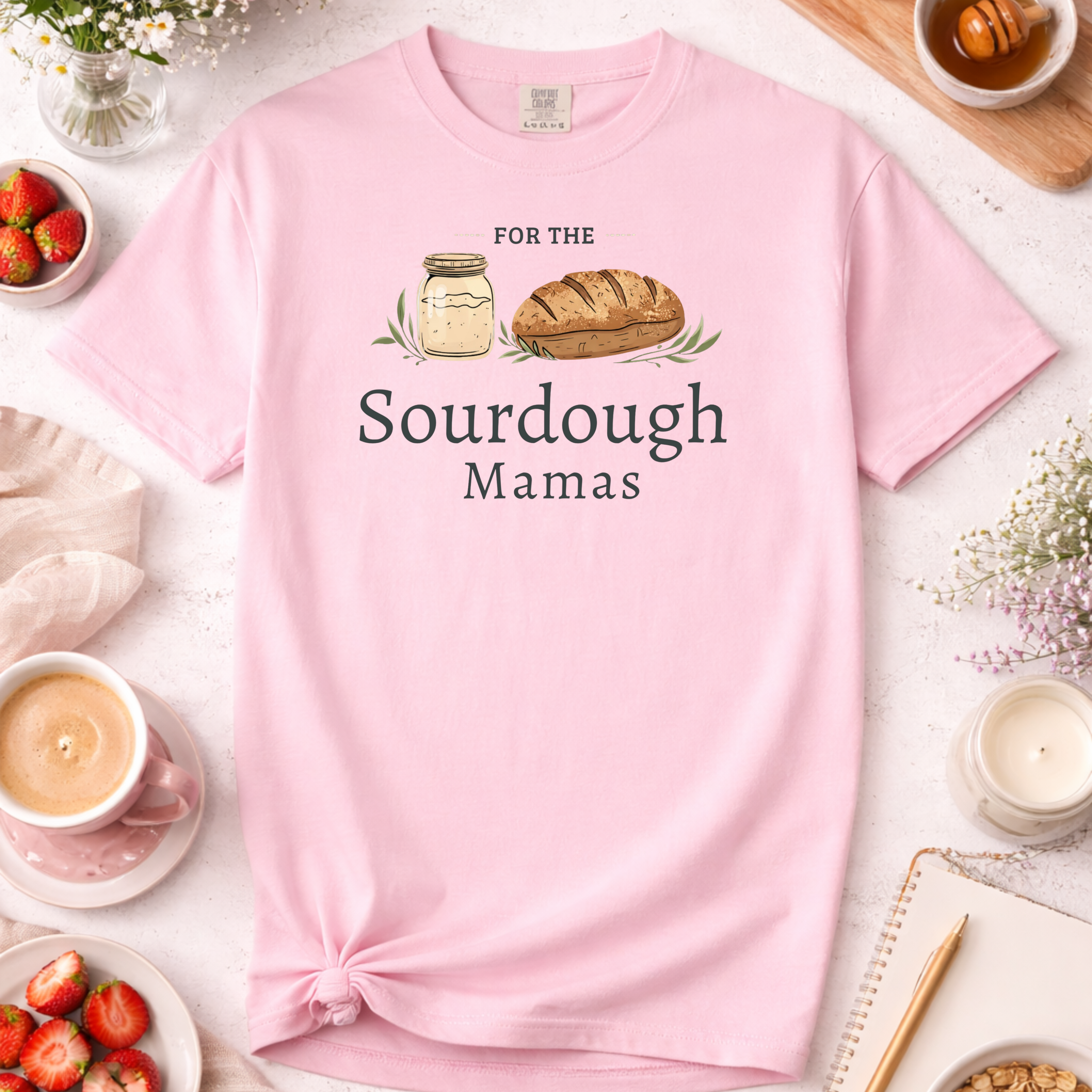 Sourdough Mama T-Shirt — Baking Mom Gift