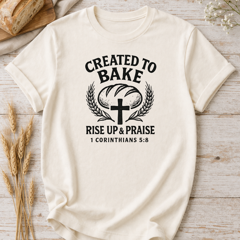Created to Bake Christian T-shirt
