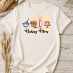 Baking Mom Paint Brush Graphic T-Shirt