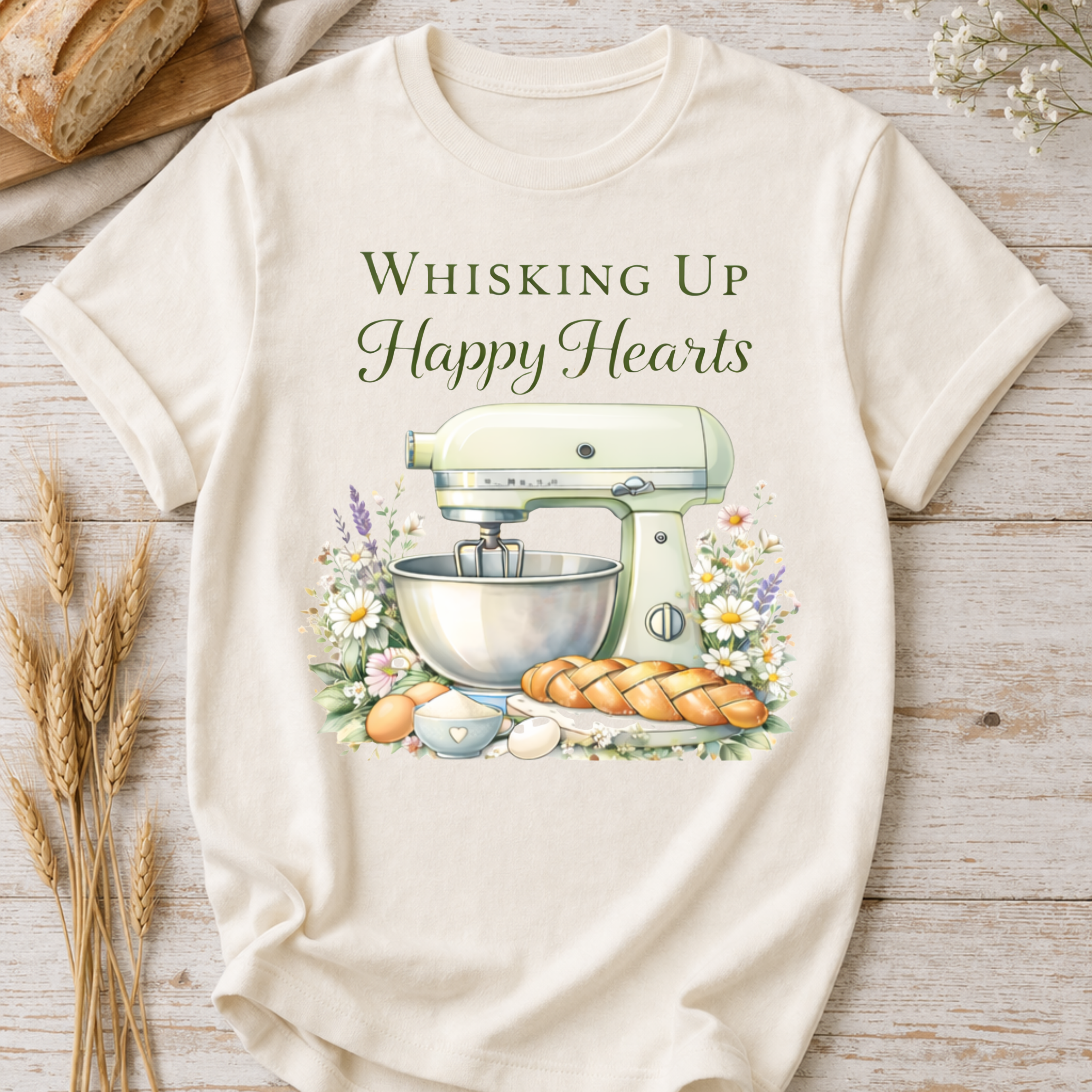 Whisking Up Happy Hearts Baking T-Shirt