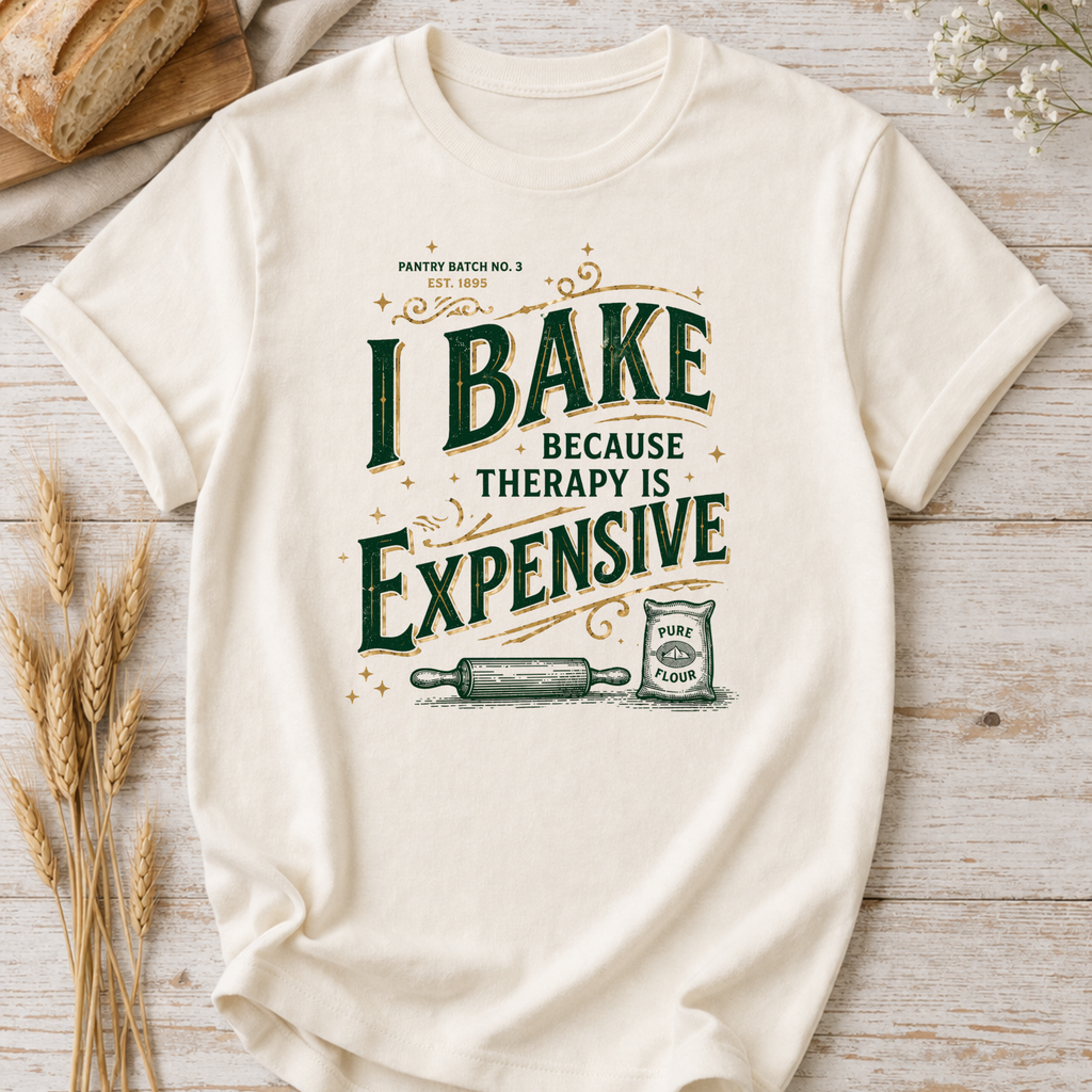 I Bake Because Therapy Is Expensive T-shirt