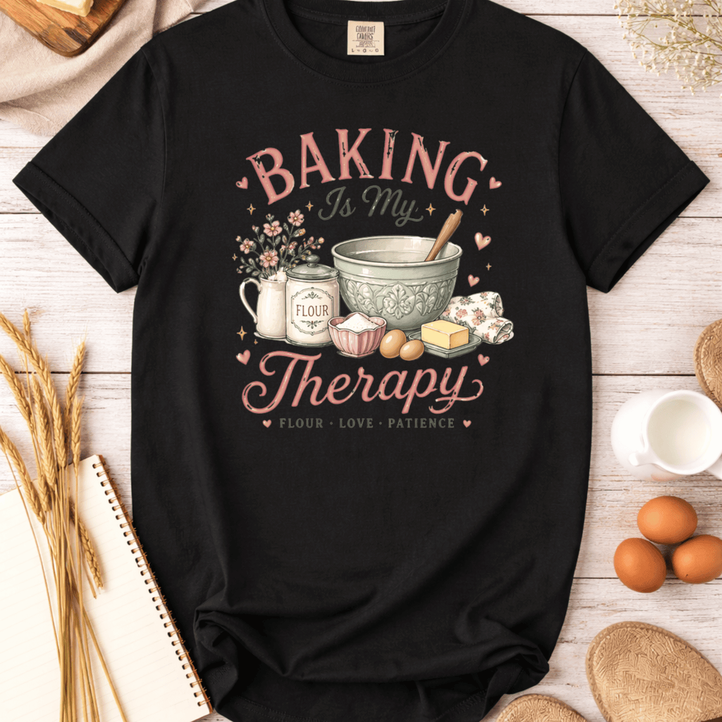 Baking Is My Therapy Mixer T-shirt