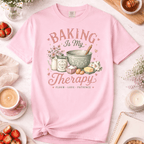 Baking Is My Therapy Mixer T-shirt