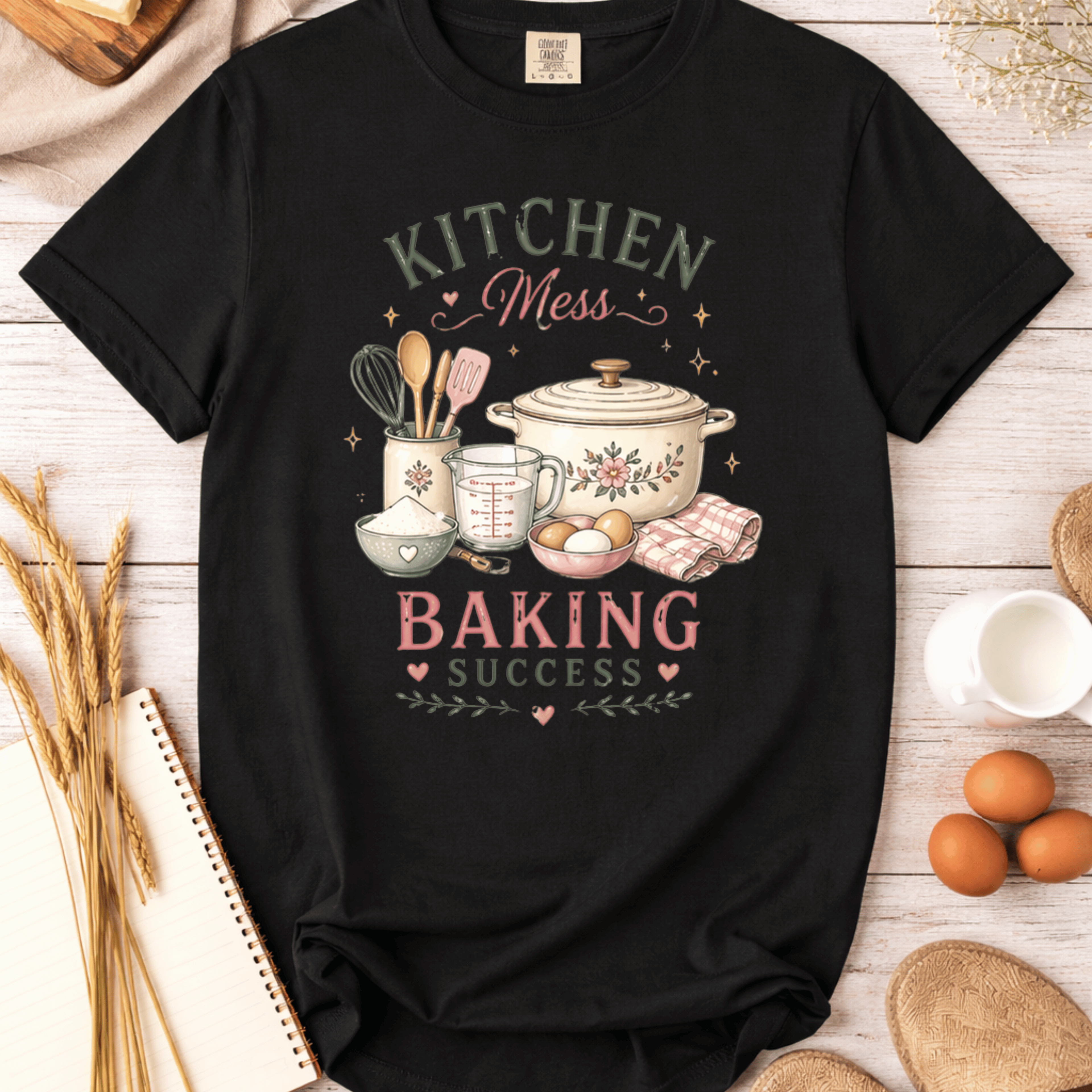 Kitchen Mess, Baking Success T-Shirt