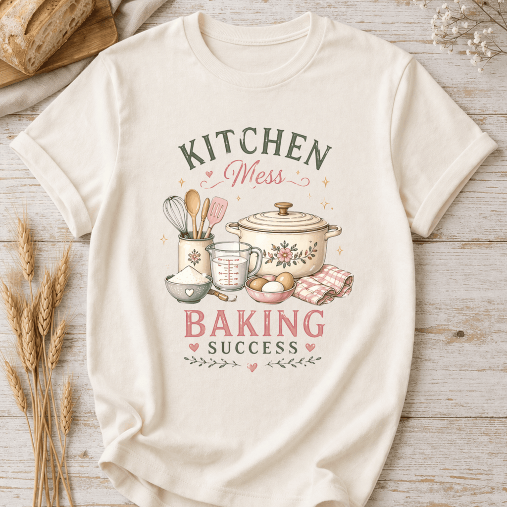 Kitchen Mess, Baking Success T-Shirt