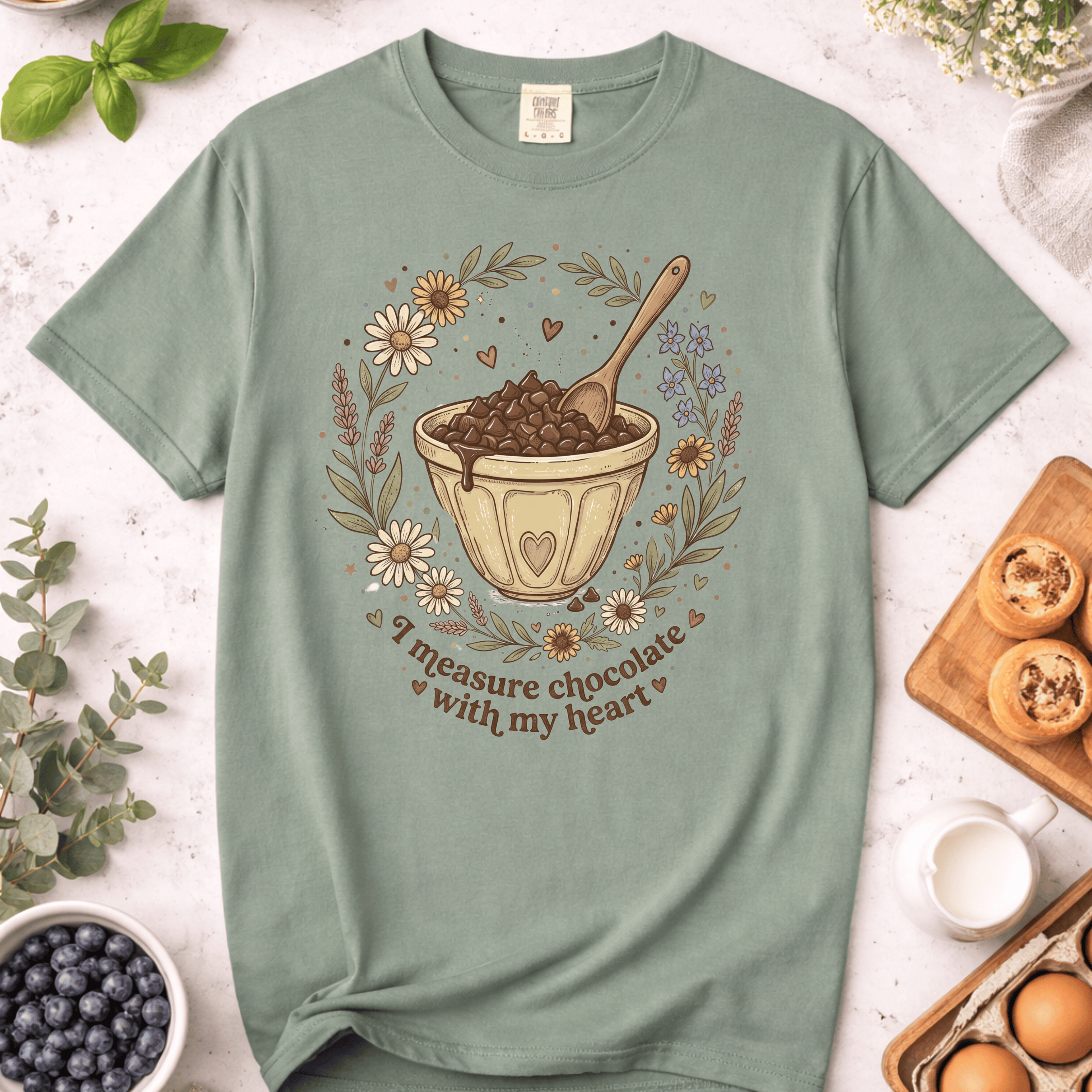 I Measure Chocolate With My Heart Cottagecore T-Shirt