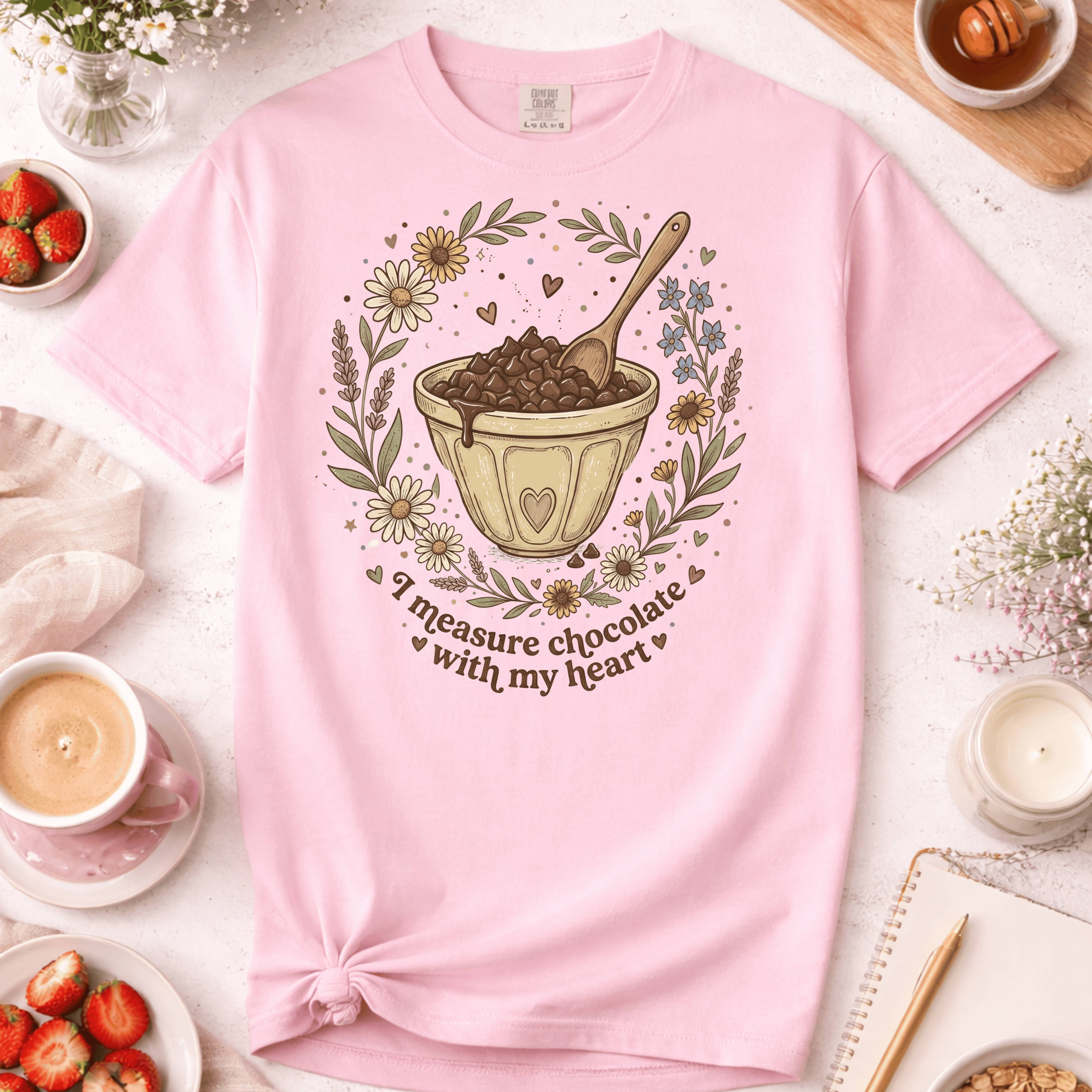 I Measure Chocolate With My Heart Cottagecore T-Shirt