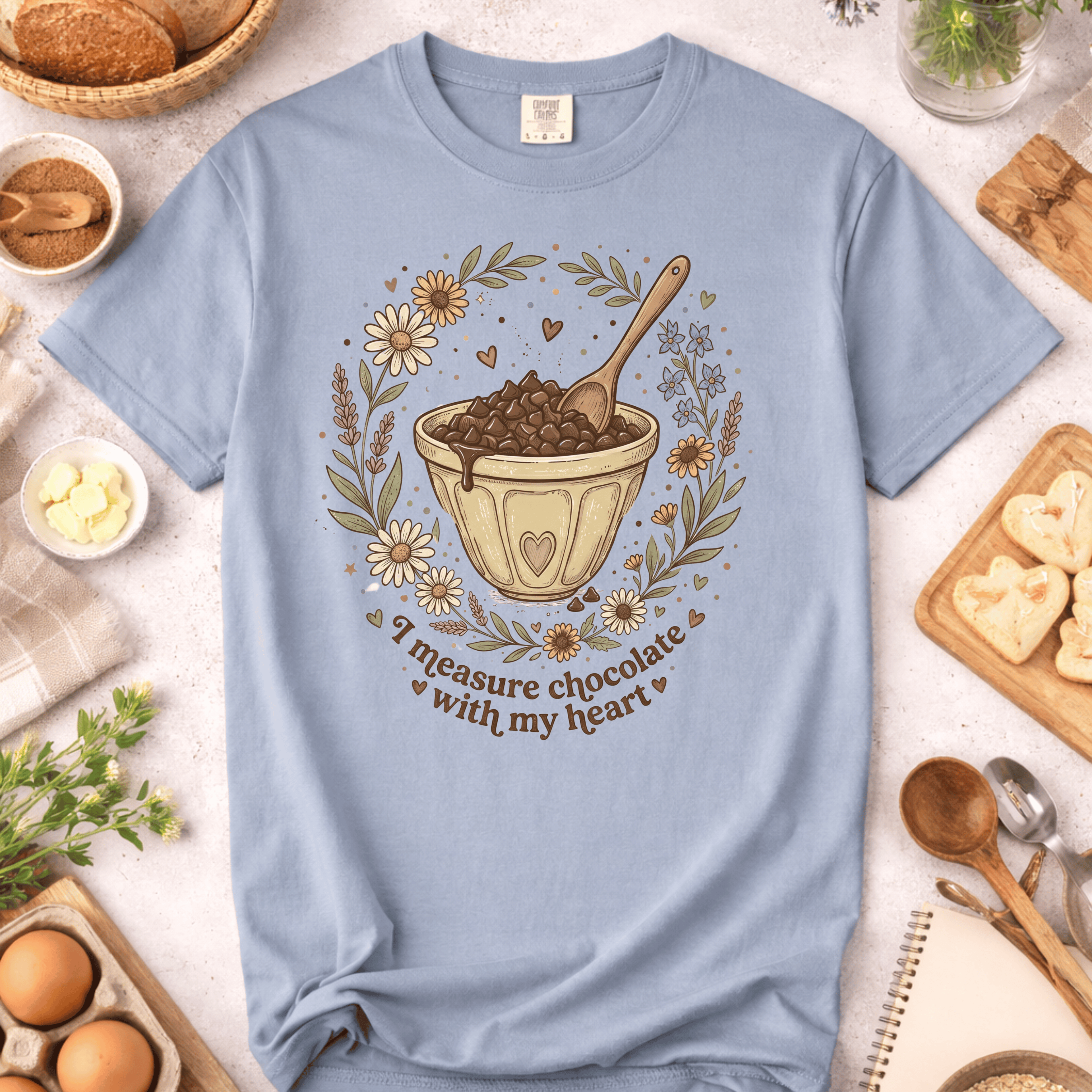I Measure Chocolate With My Heart Cottagecore T-Shirt