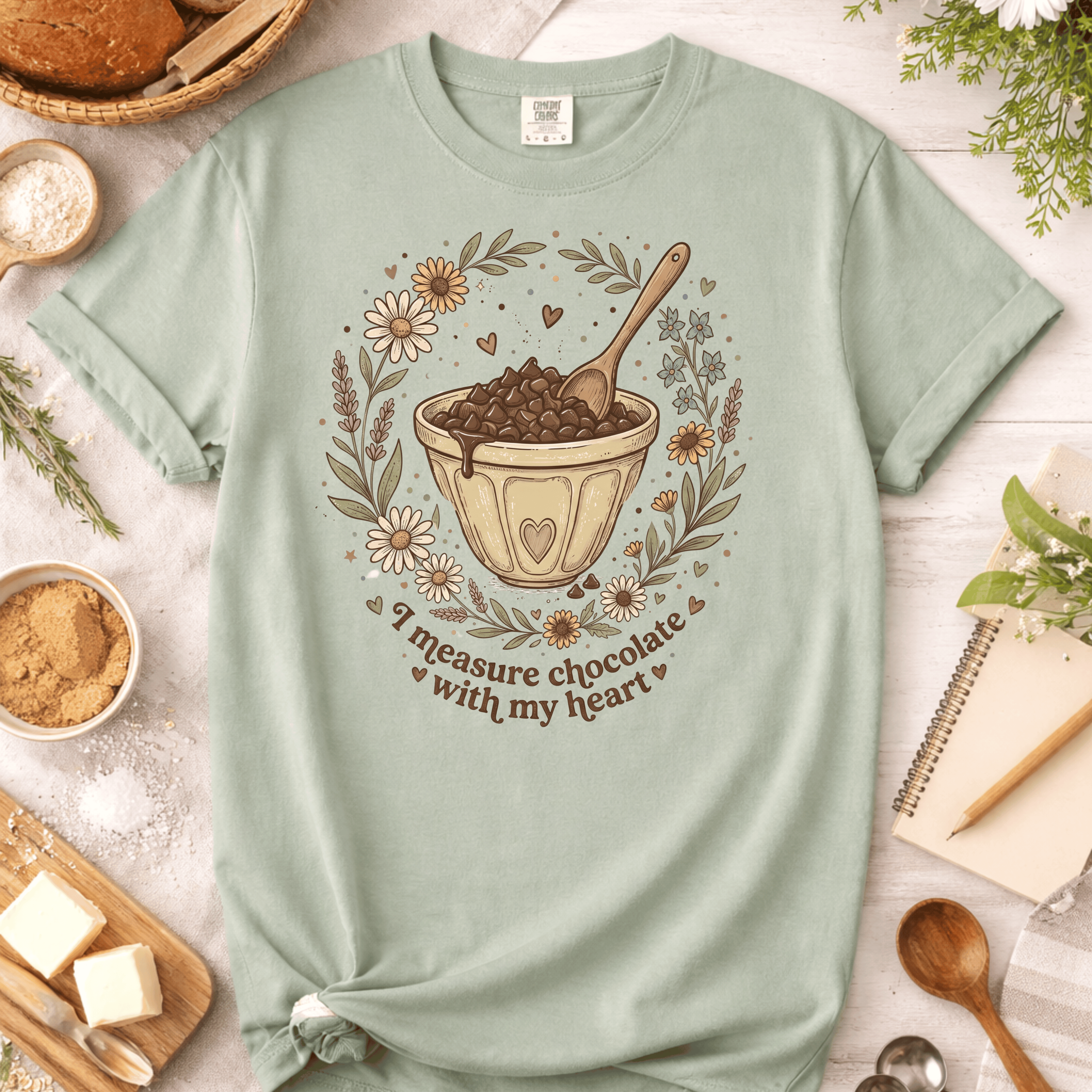 I Measure Chocolate With My Heart Cottagecore T-Shirt