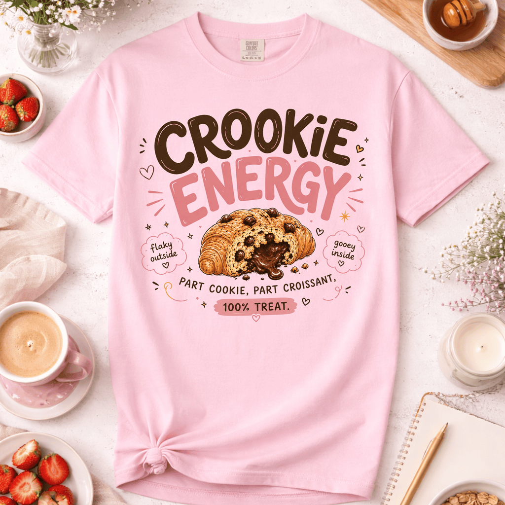Cookie Energy Croissant T-Shirt