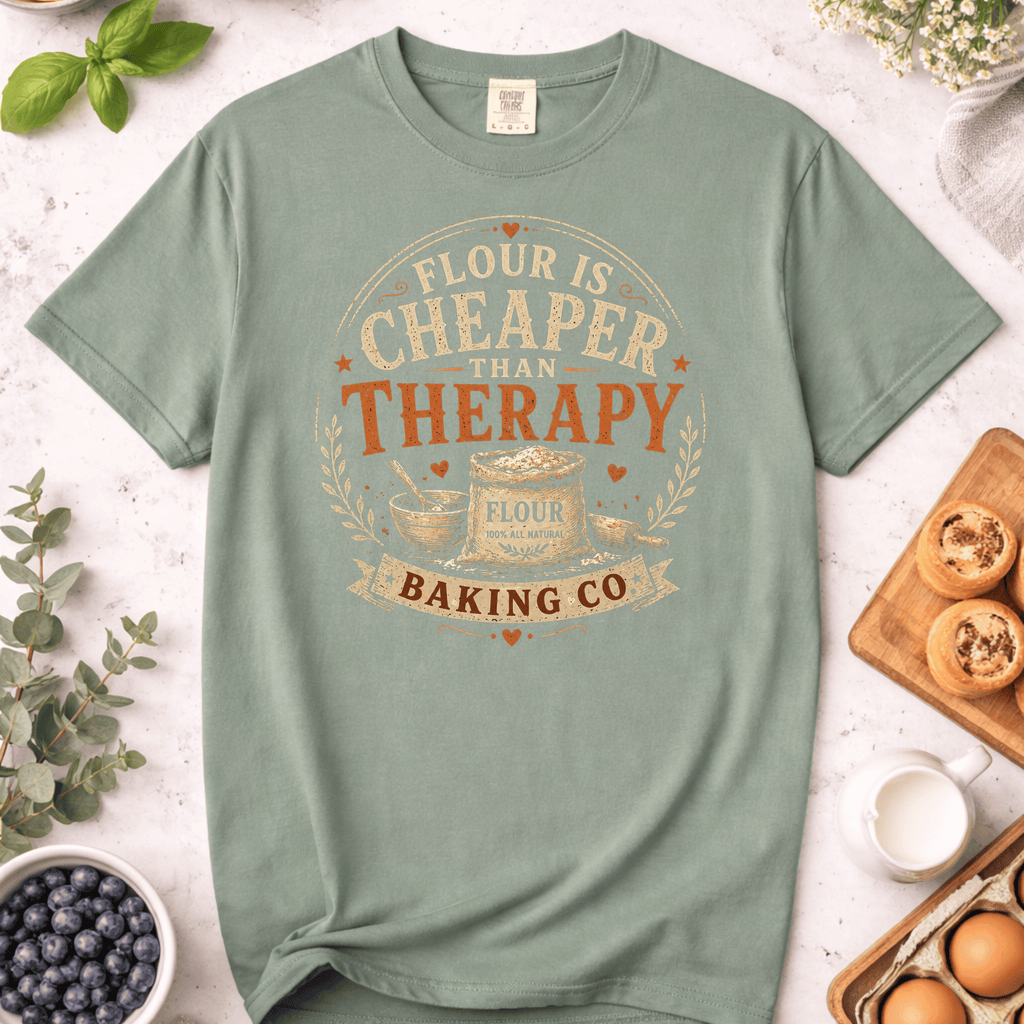 Flour is Cheaper than Therapy T-Shirt