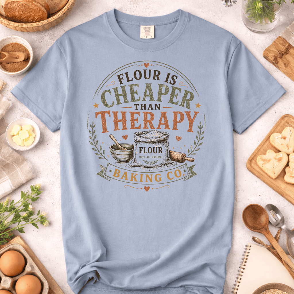 Flour is Cheaper than Therapy T-Shirt