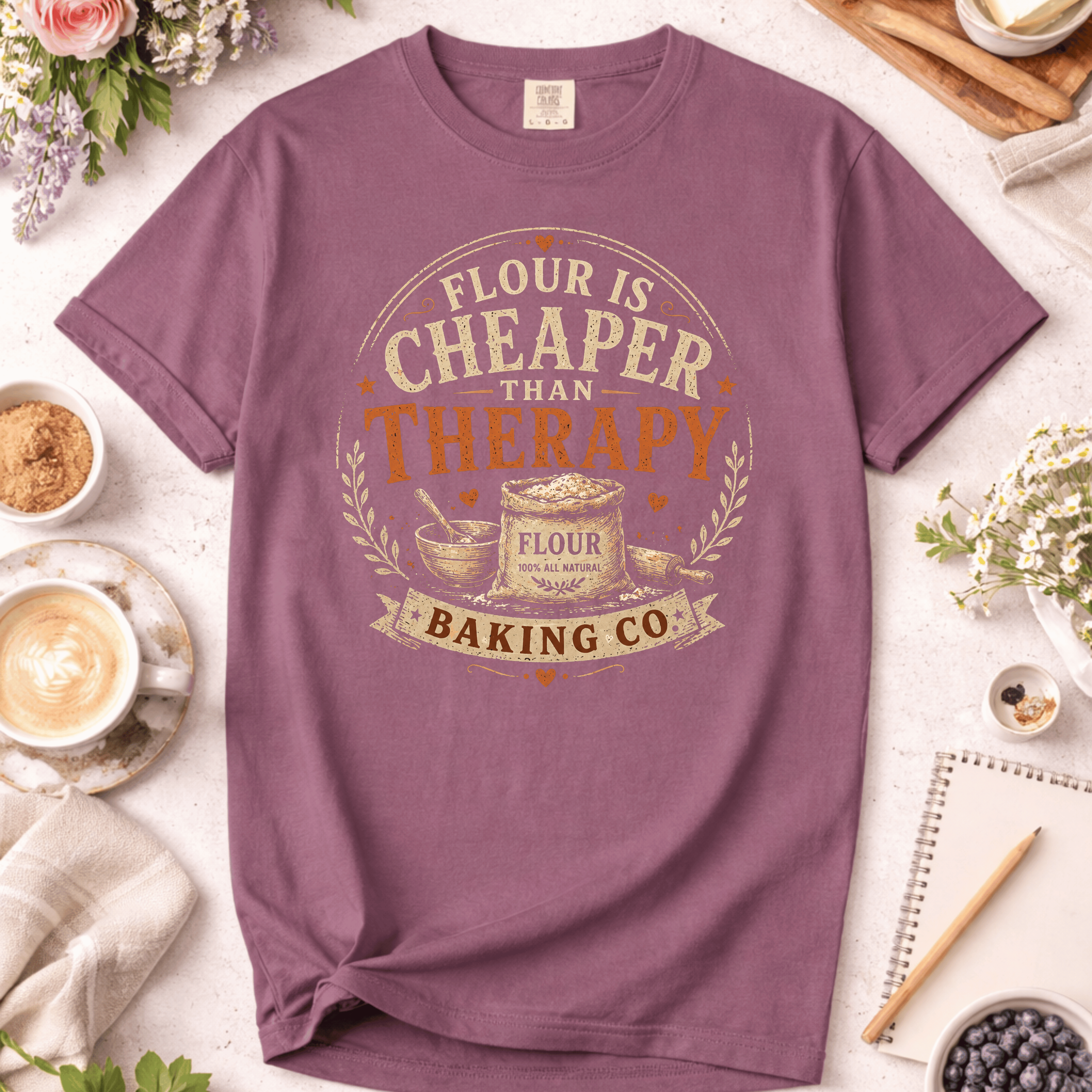 Flour is Cheaper than Therapy T-Shirt