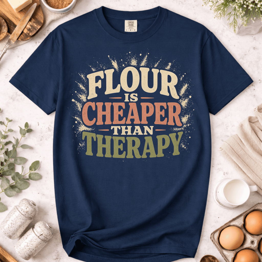 Flour is Cheaper Than Therapy T-Shirt