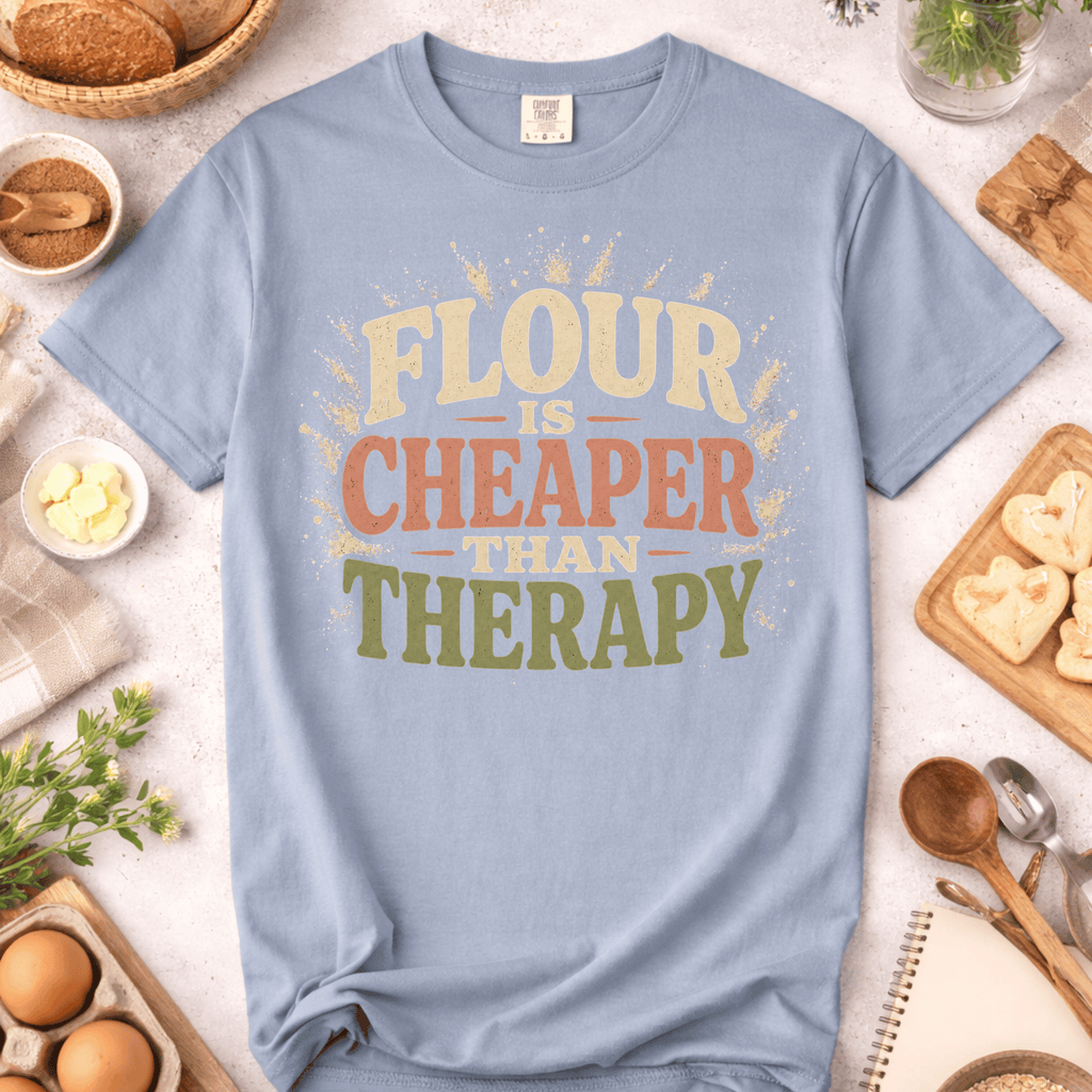 Flour is Cheaper Than Therapy T-Shirt