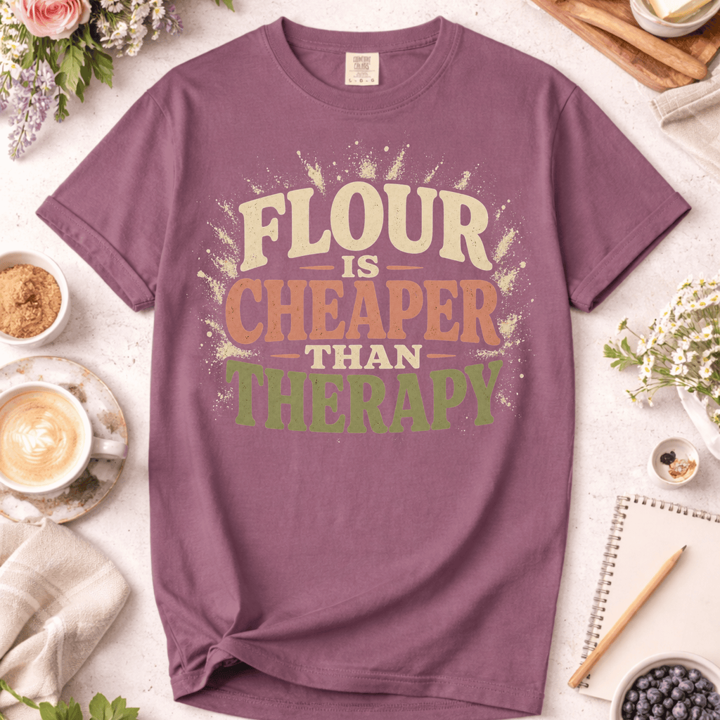 Flour is Cheaper Than Therapy T-Shirt