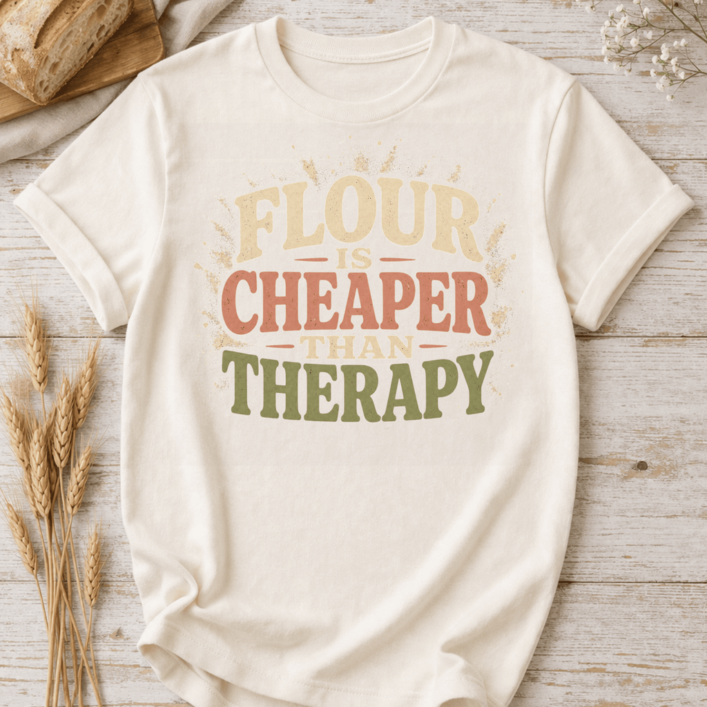Flour is Cheaper Than Therapy T-Shirt