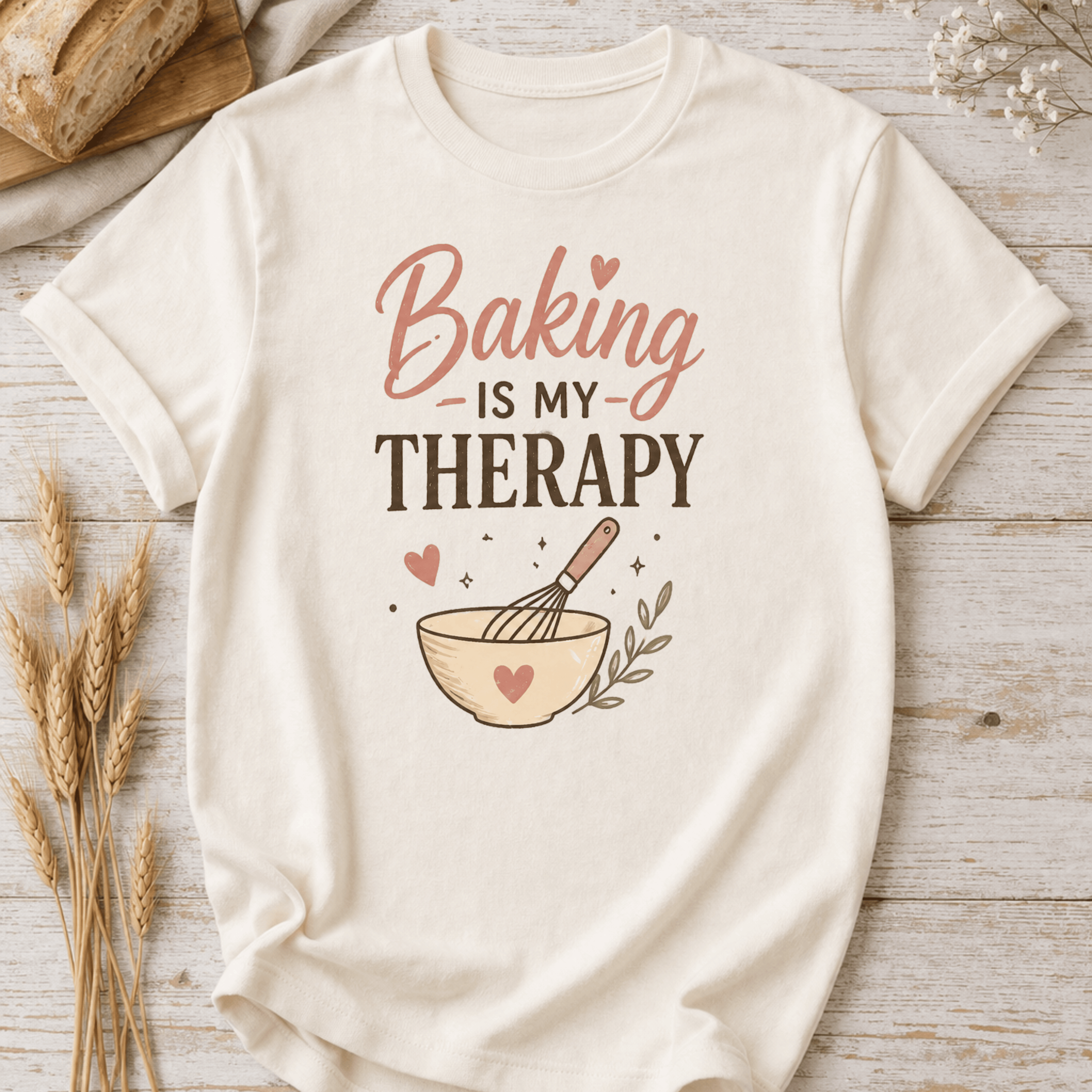 Baking Is My Therapy T-Shirt