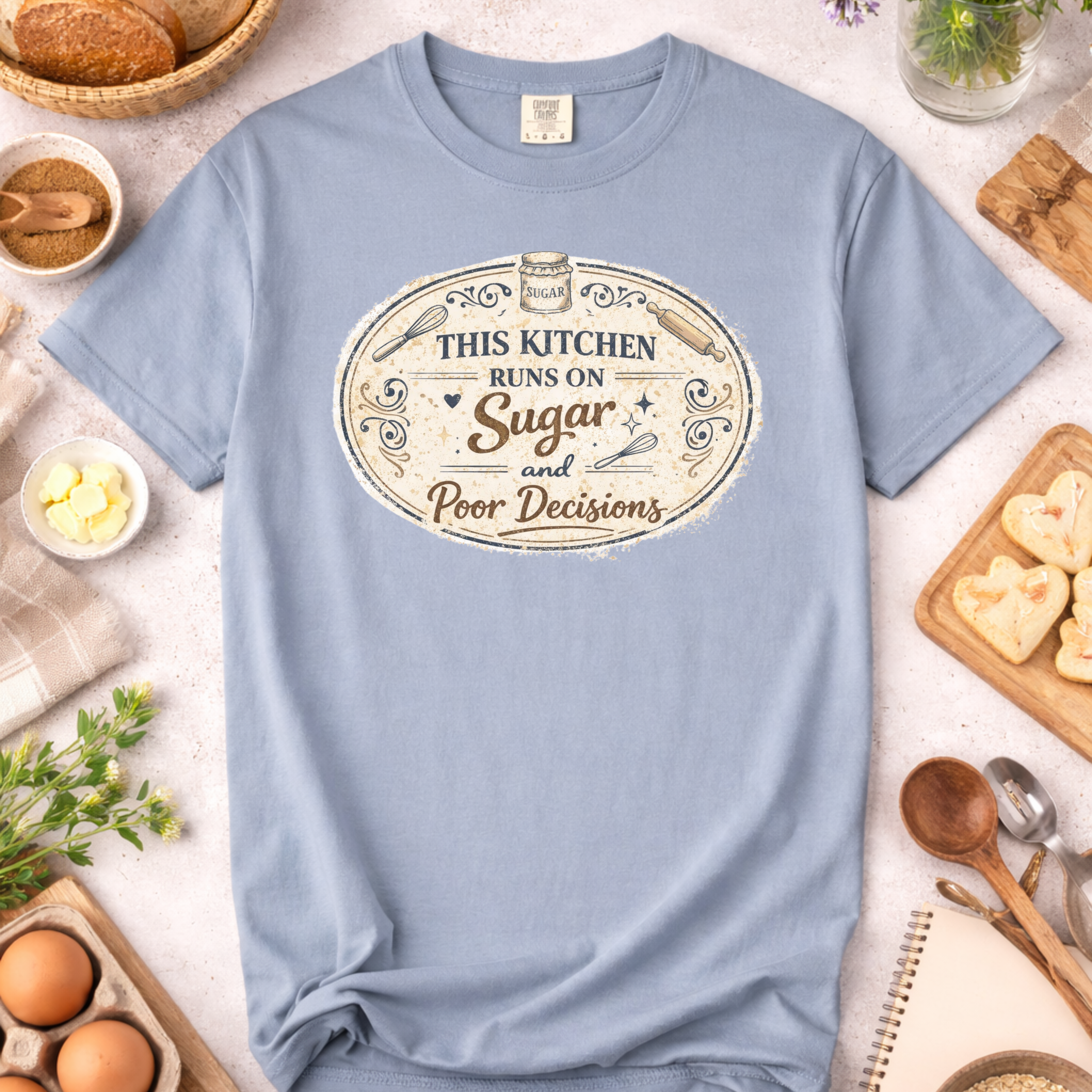 This Kitchen Runs on Sugar and Poor Decisions T-Shirt