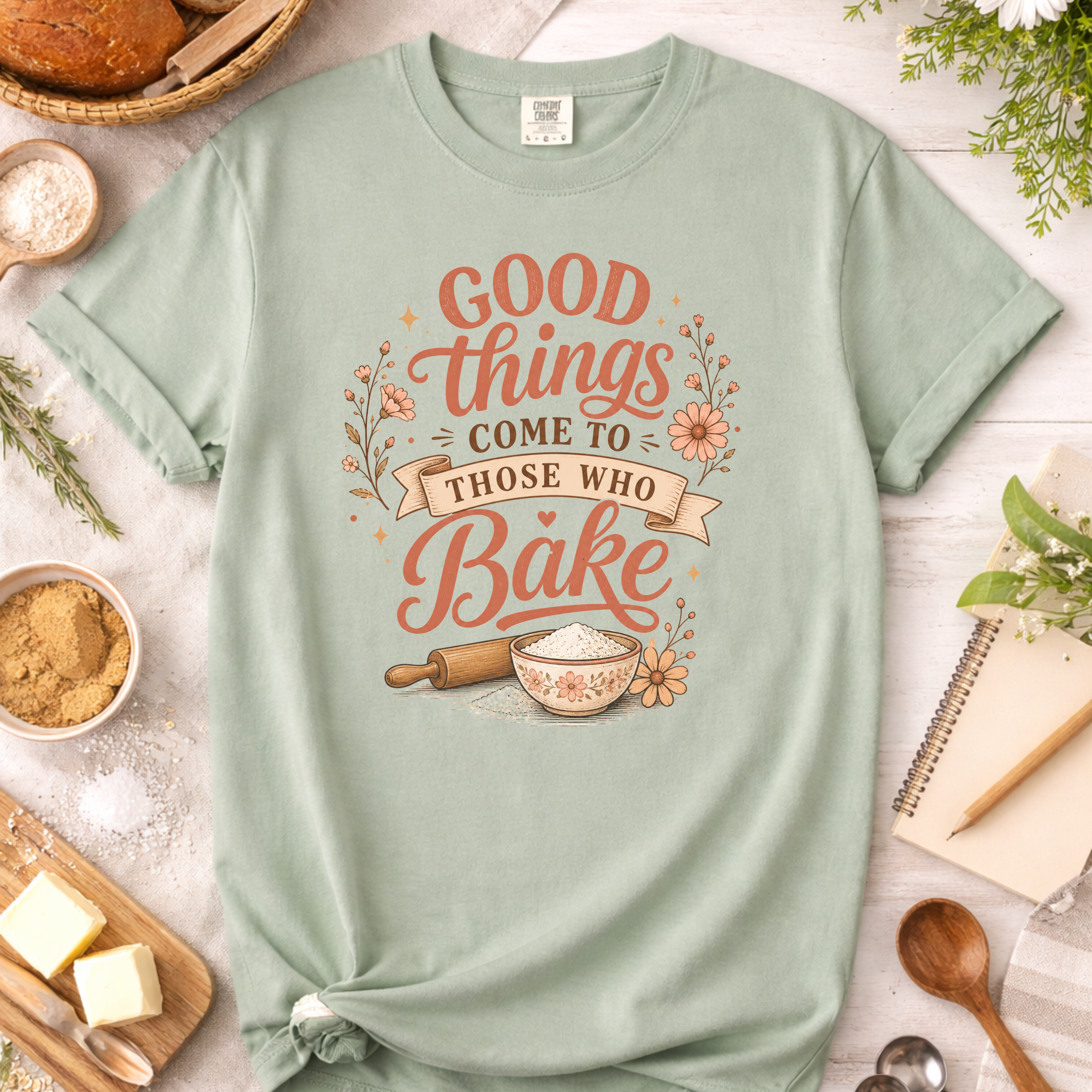 Cottagecore Good Things Baking T-Shirt