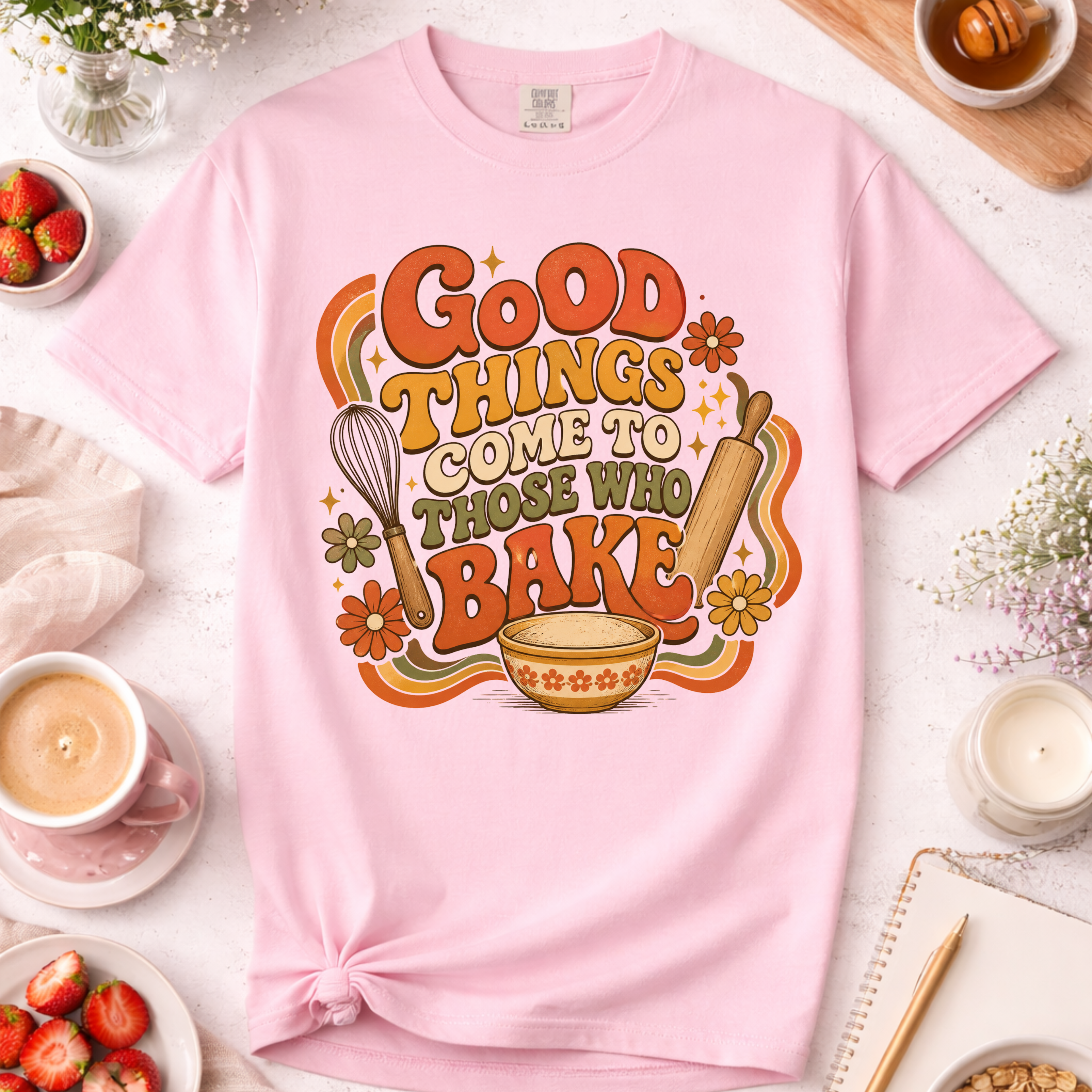 Retro Good Things Baking T-Shirt