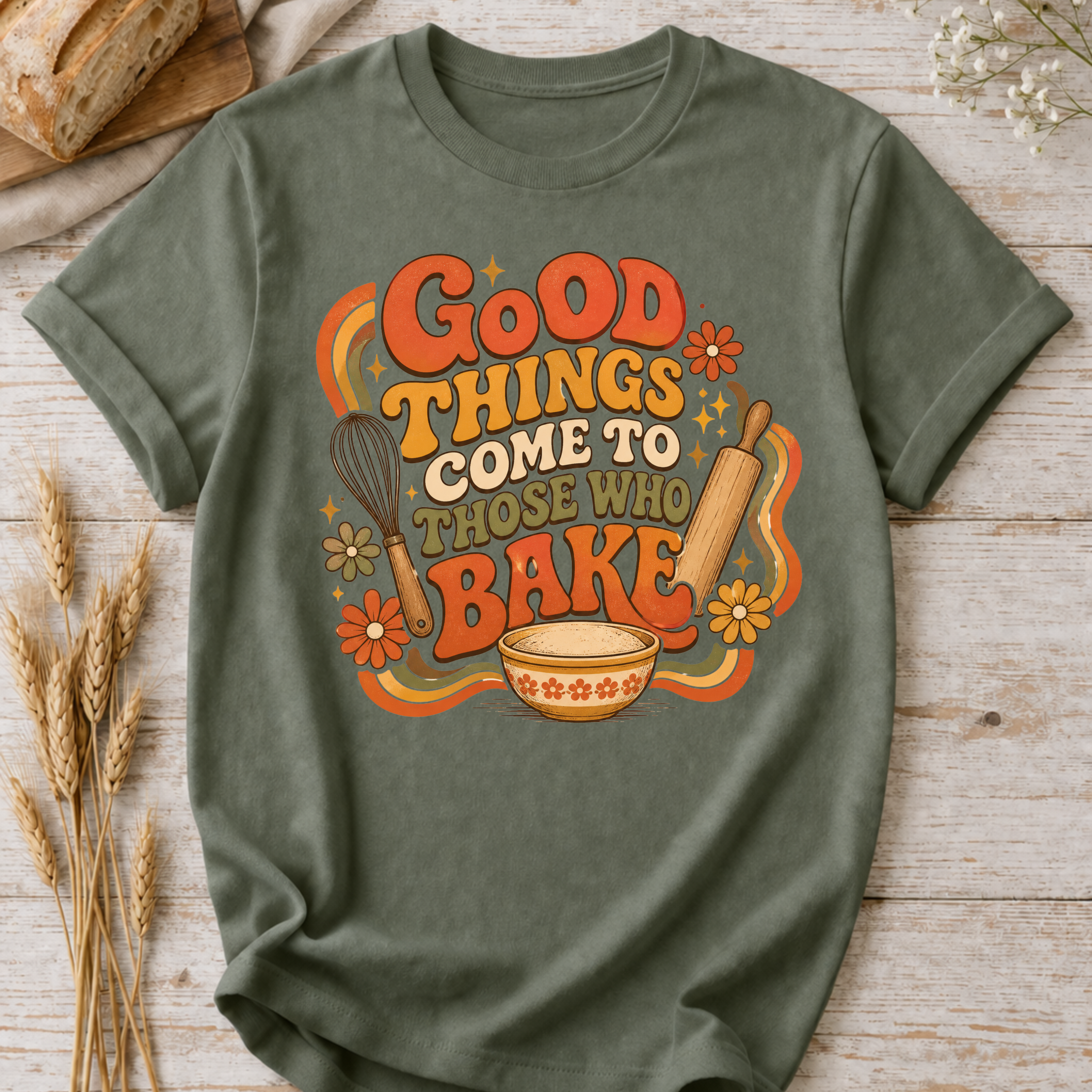 Retro Good Things Baking T-Shirt