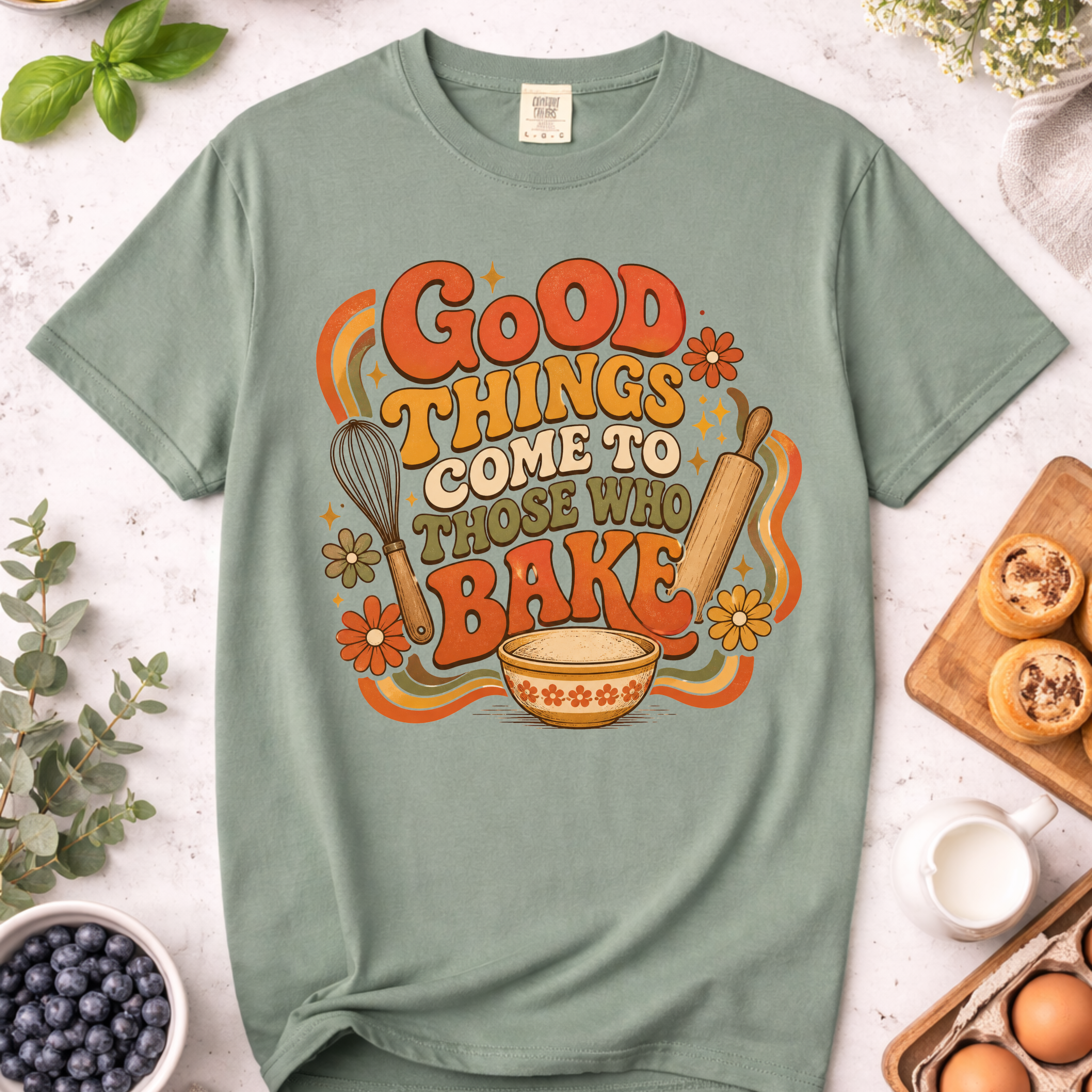 Retro Good Things Baking T-Shirt