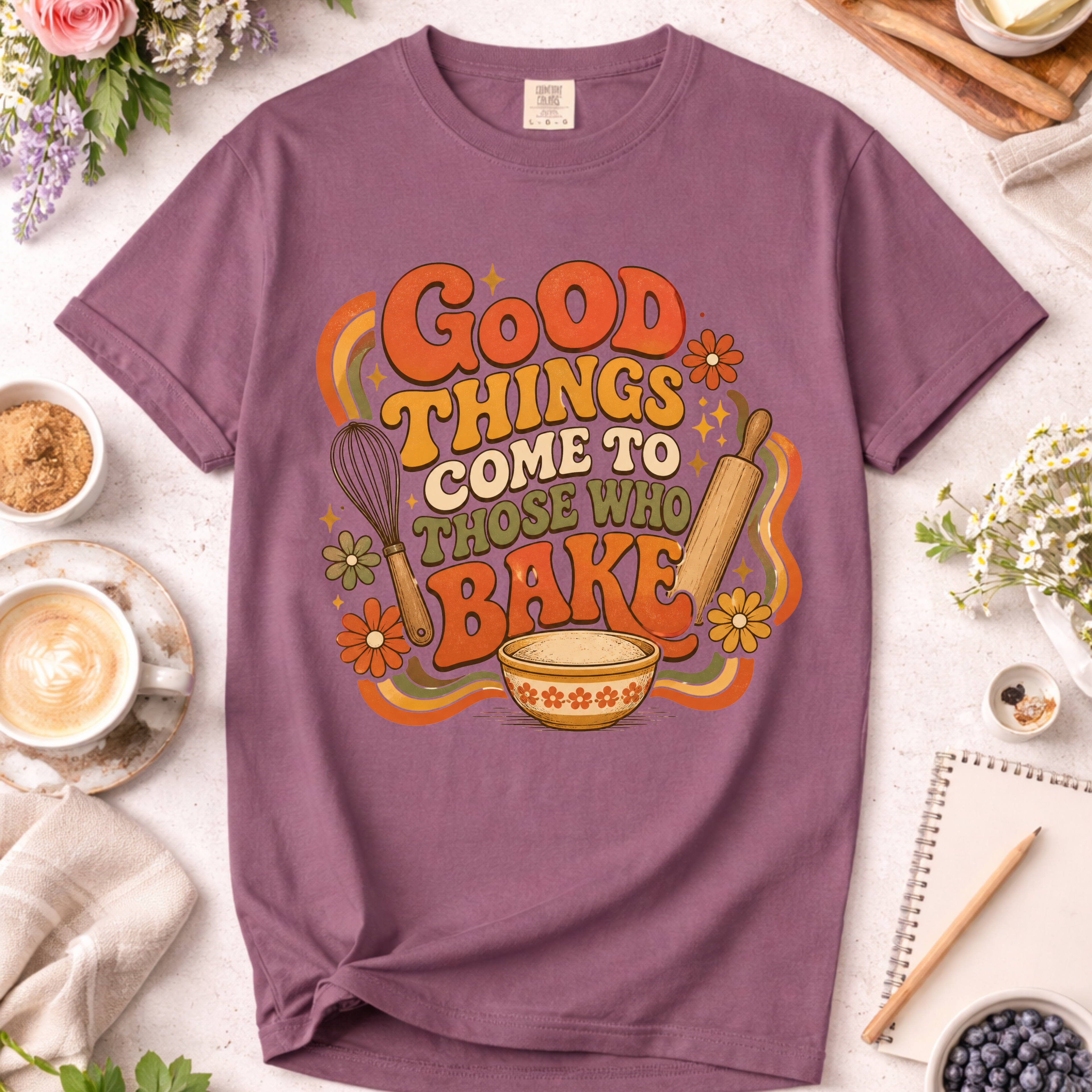 Retro Good Things Baking T-Shirt