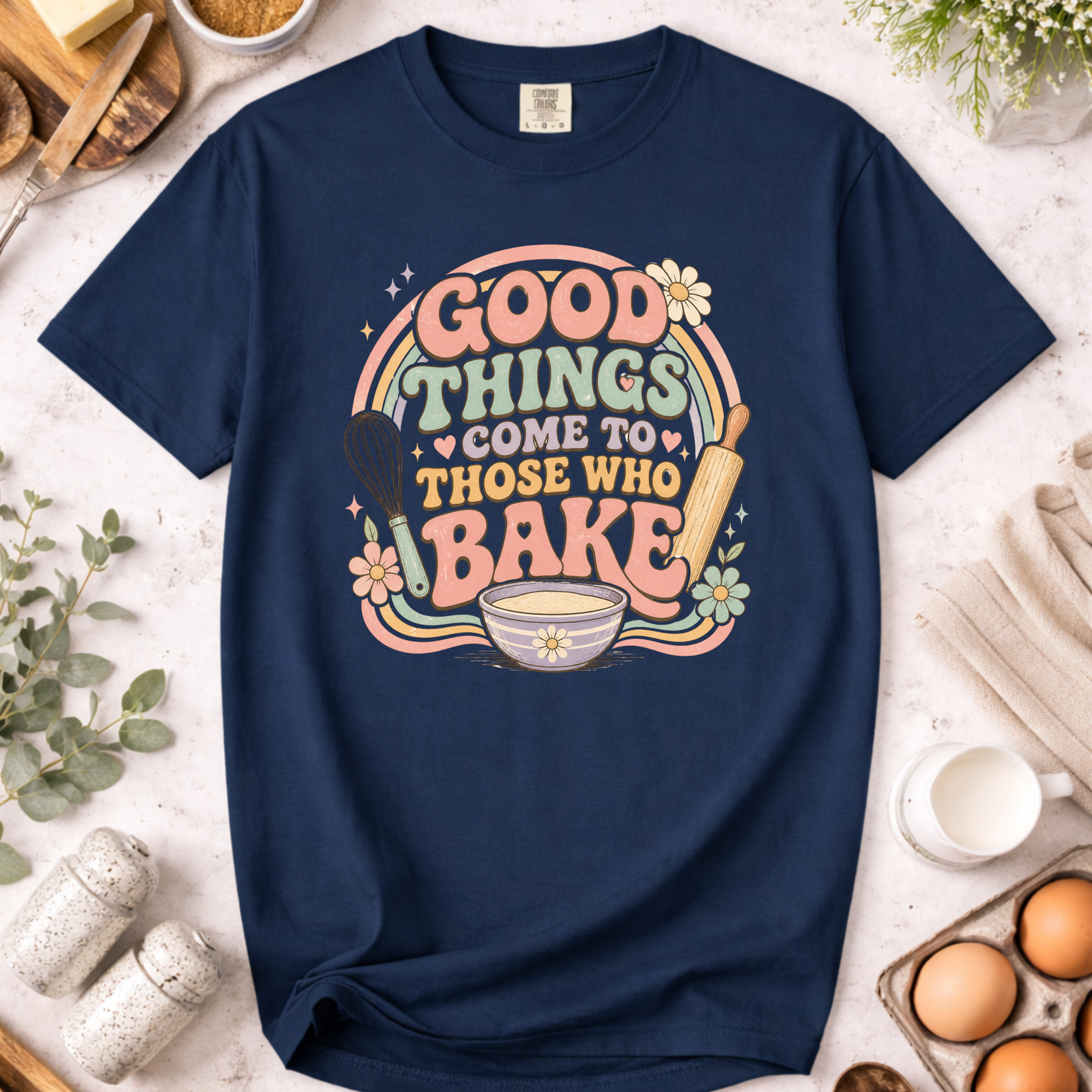 Pastel Good Things Baking T-Shirt