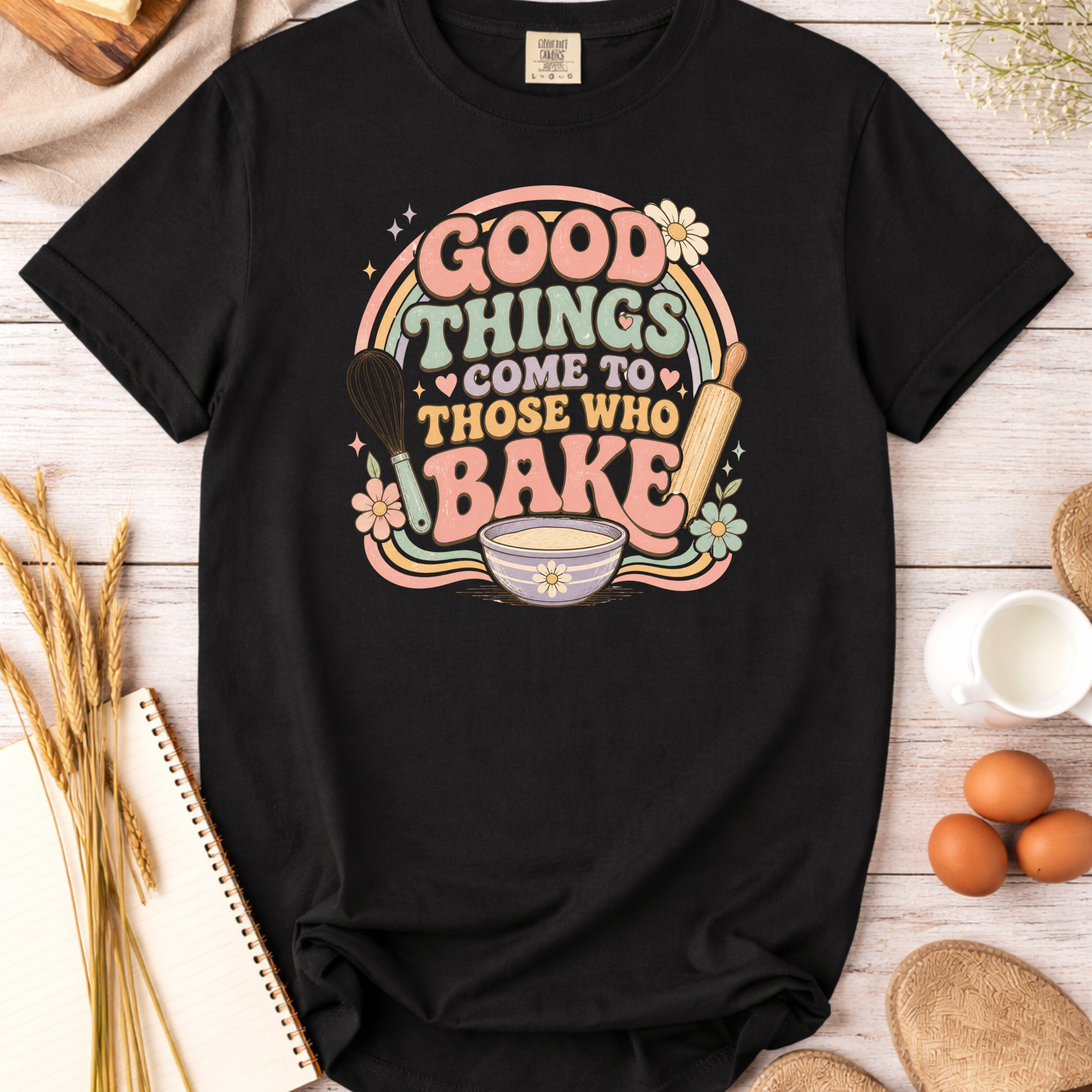 Pastel Good Things Baking T-Shirt