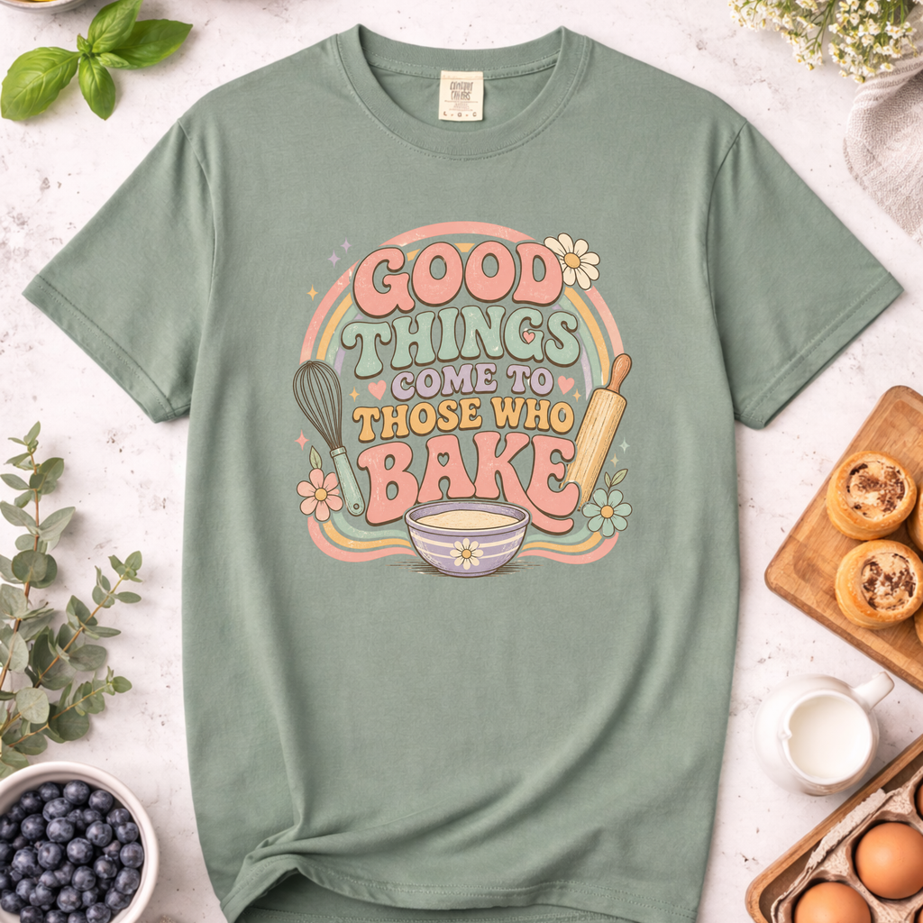 Pastel Good Things Baking T-Shirt