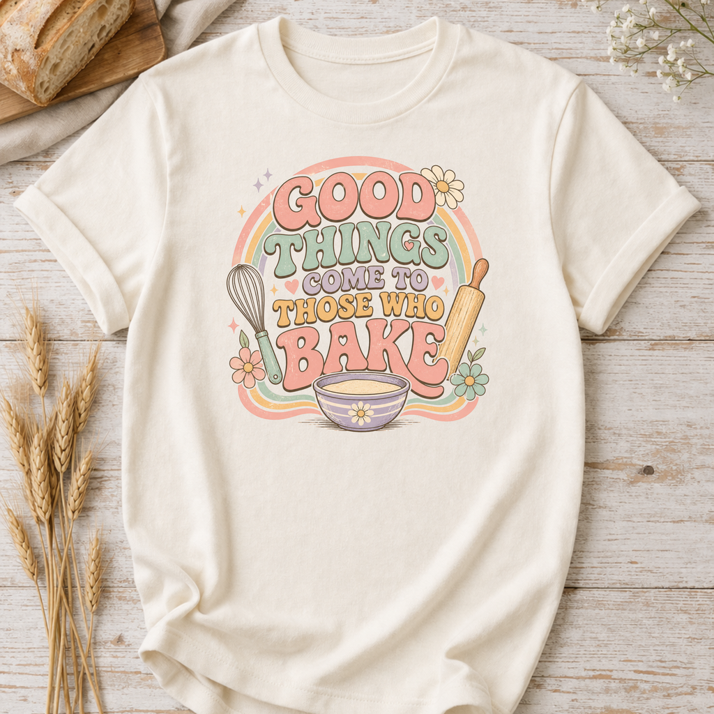 Pastel Good Things Baking T-Shirt