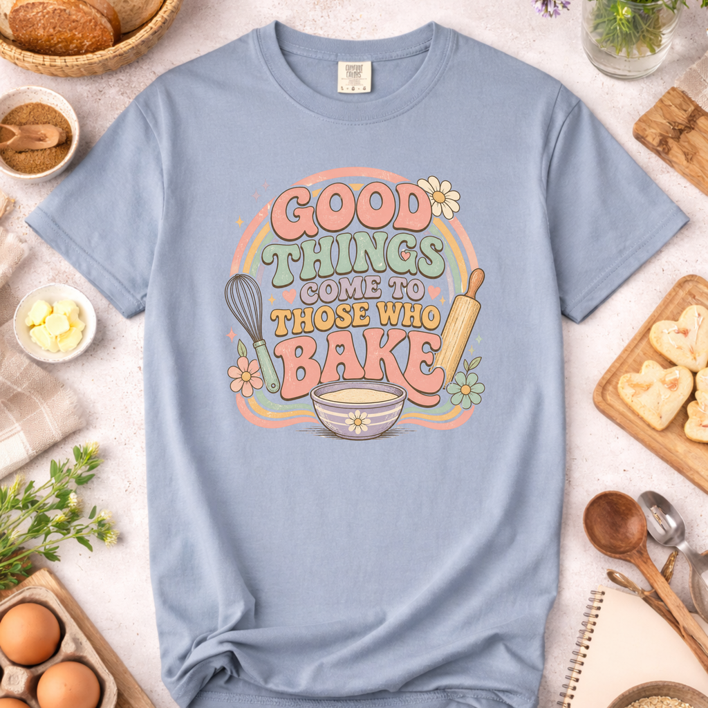 Pastel Good Things Baking T-Shirt