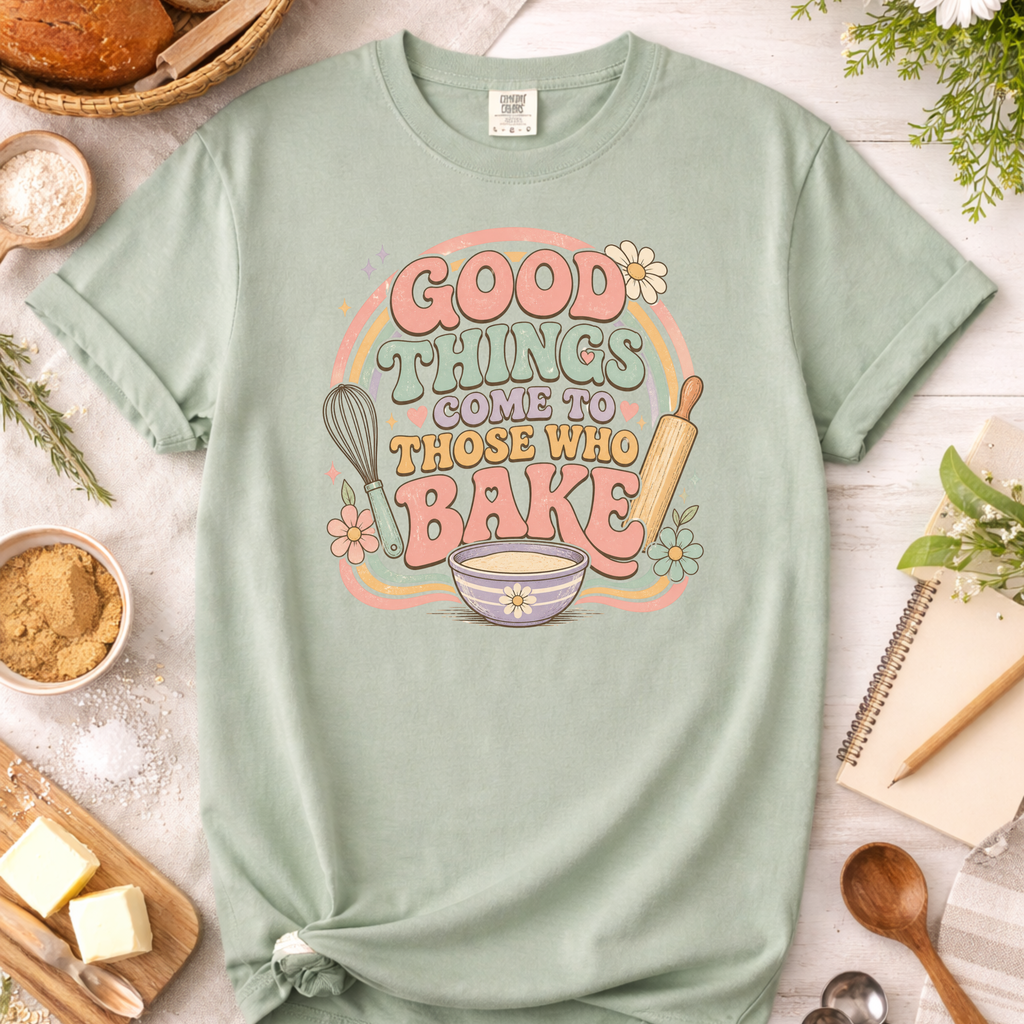 Pastel Good Things Baking T-Shirt
