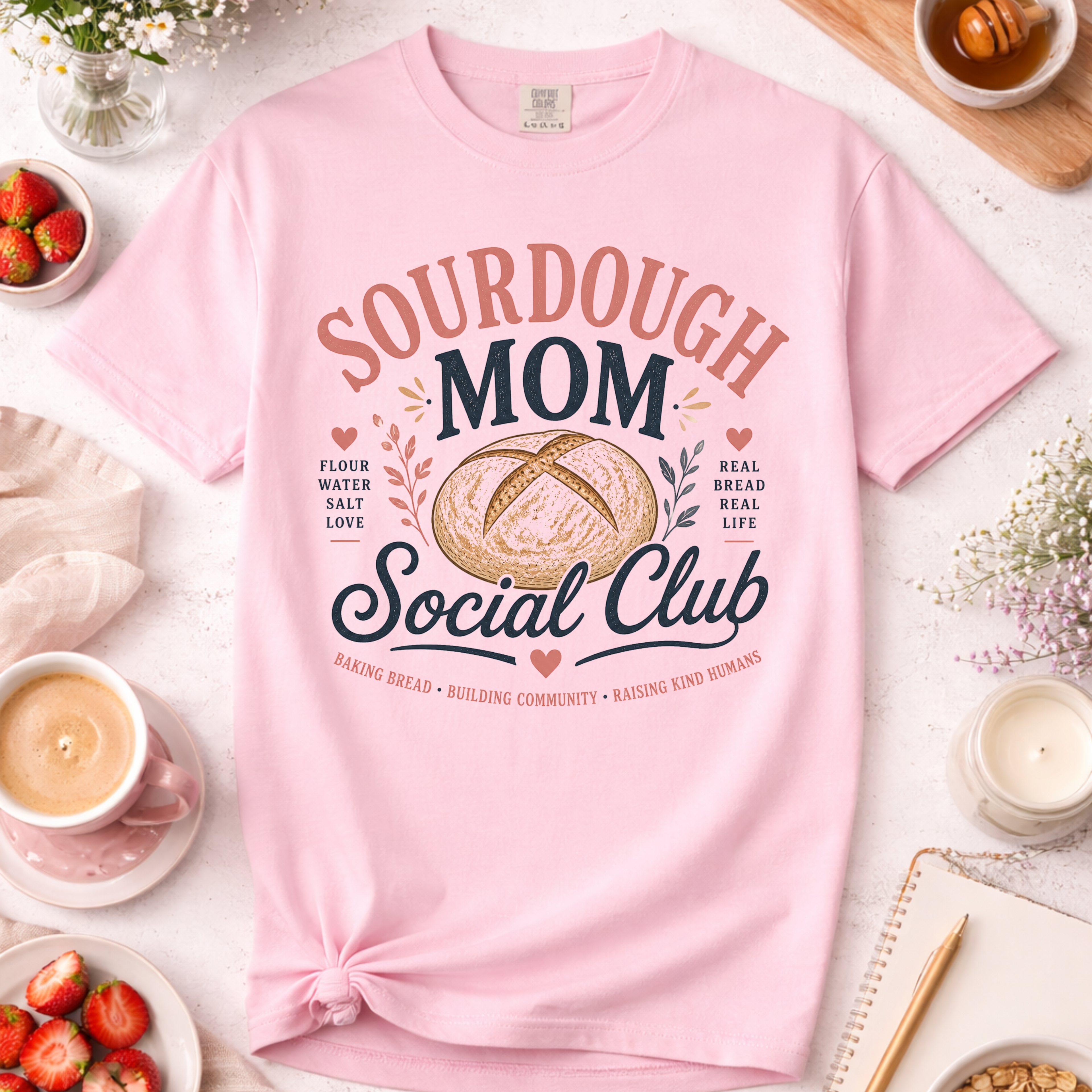 Sourdough Mom Social Club T-Shirt