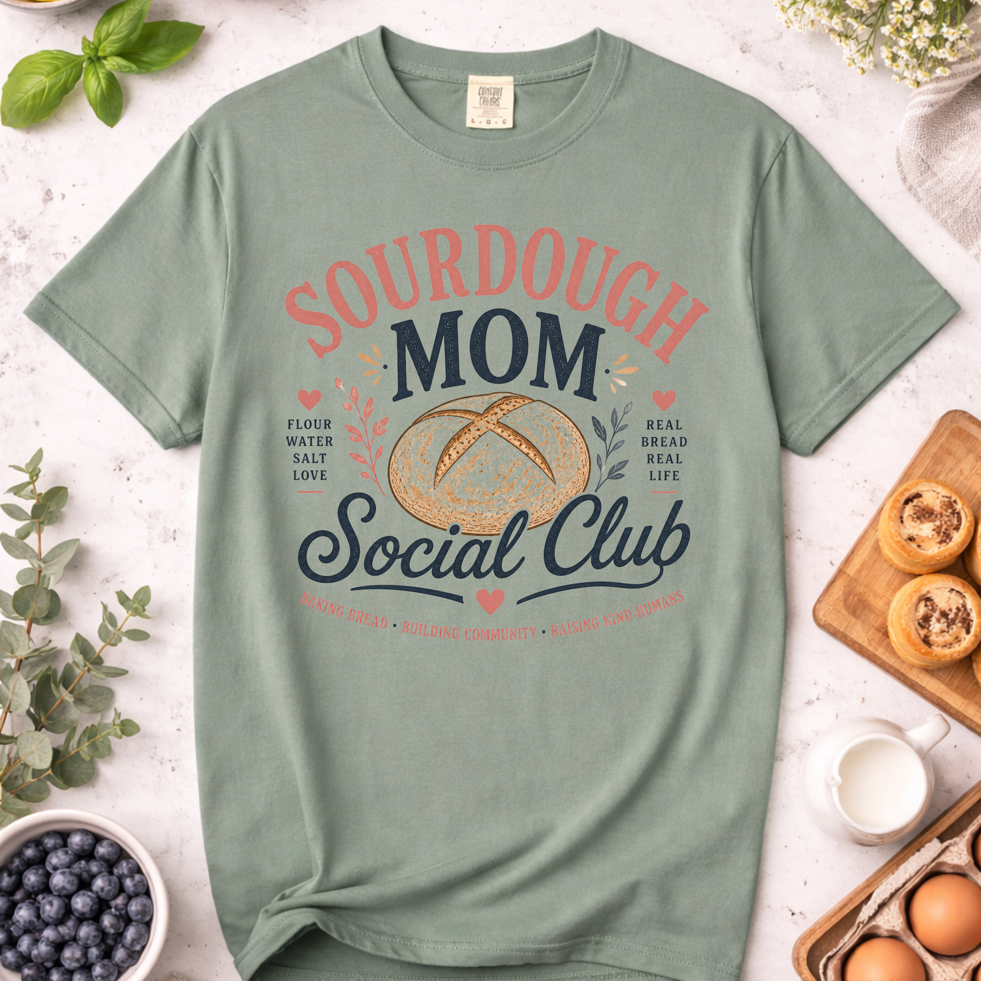 Sourdough Mom Social Club T-Shirt