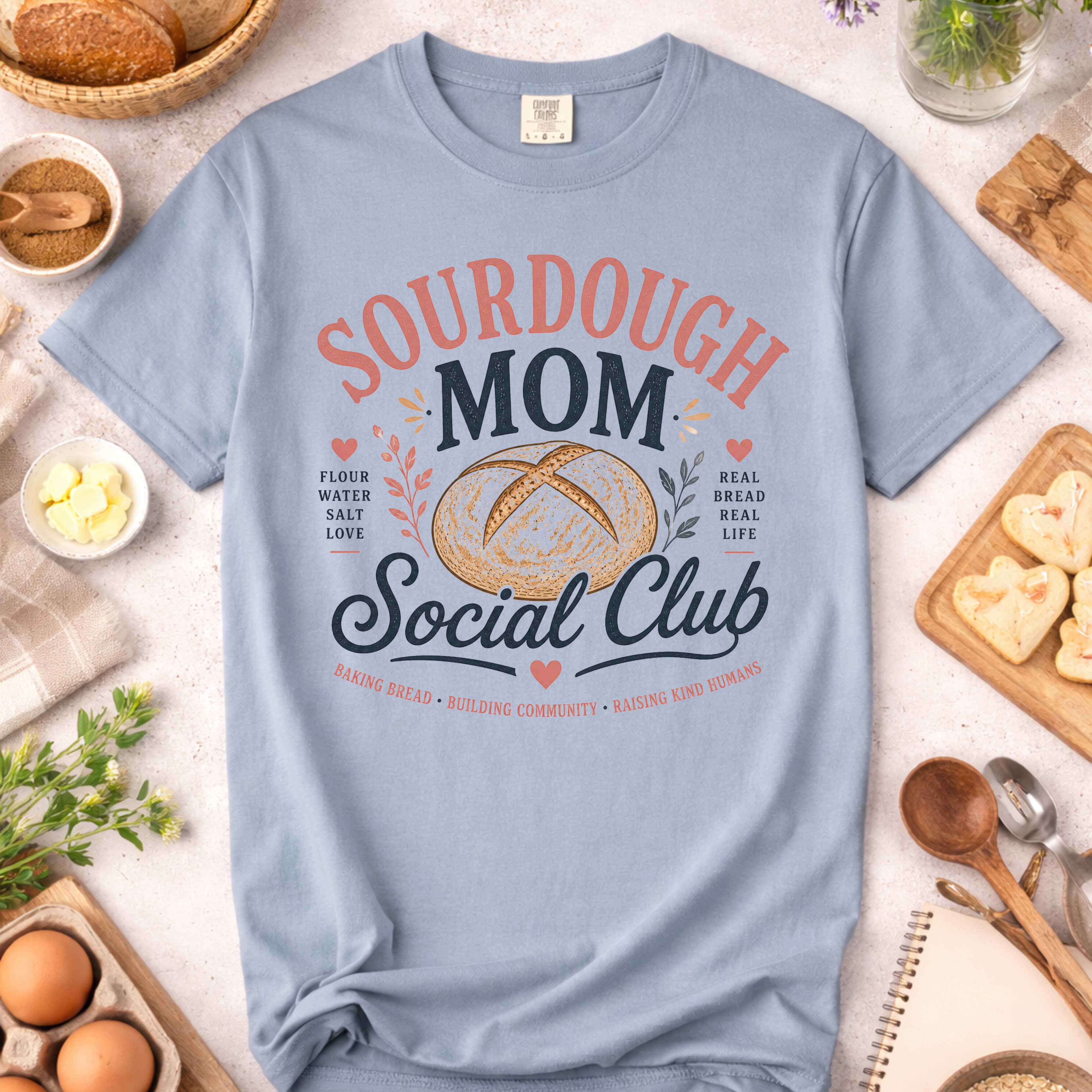 Sourdough Mom Social Club T-Shirt