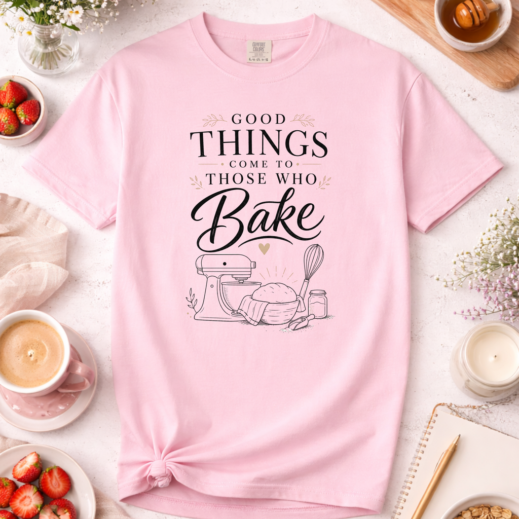 Good Things Baking Line Drawn T-Shirt