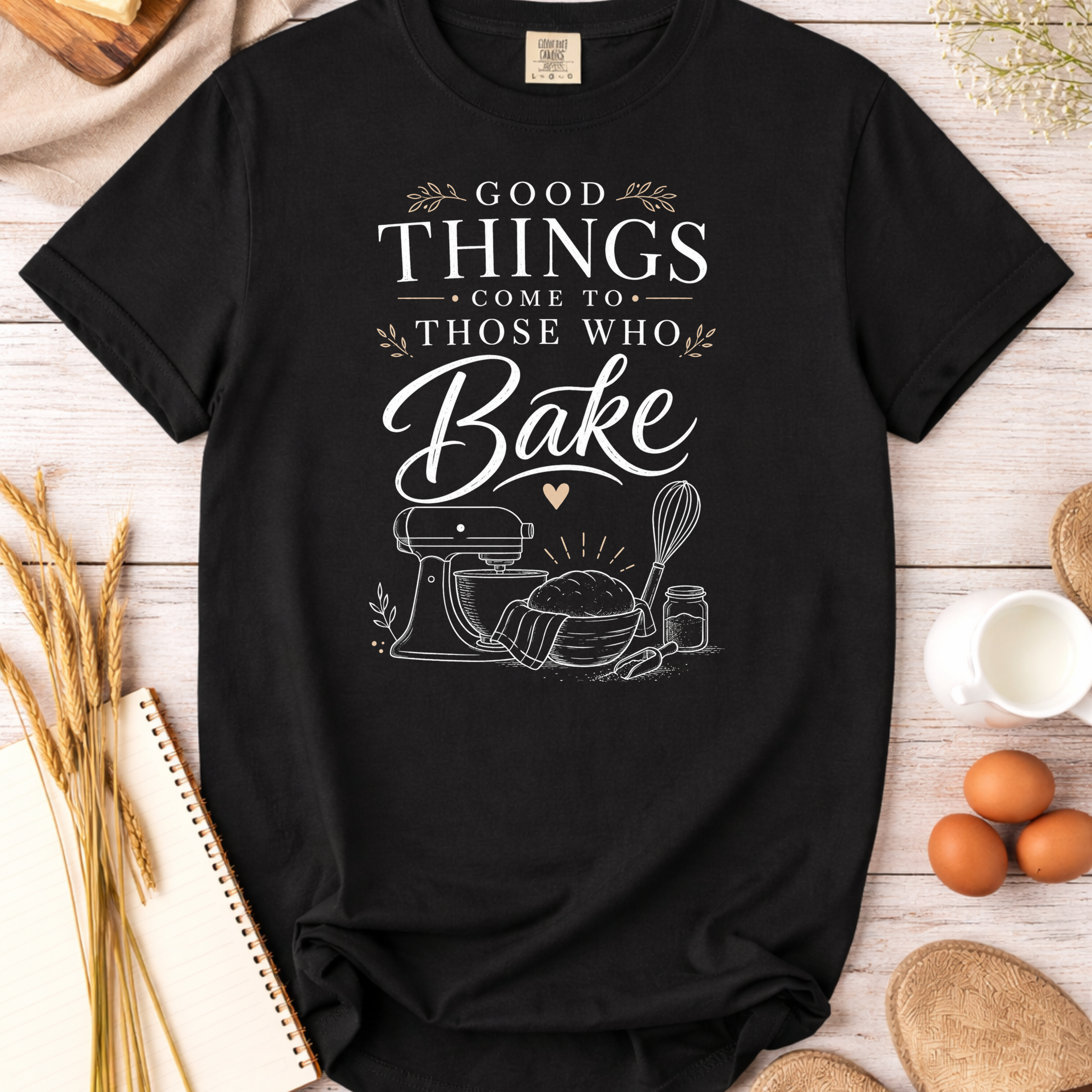 Good Things Baking Line Drawn T-Shirt