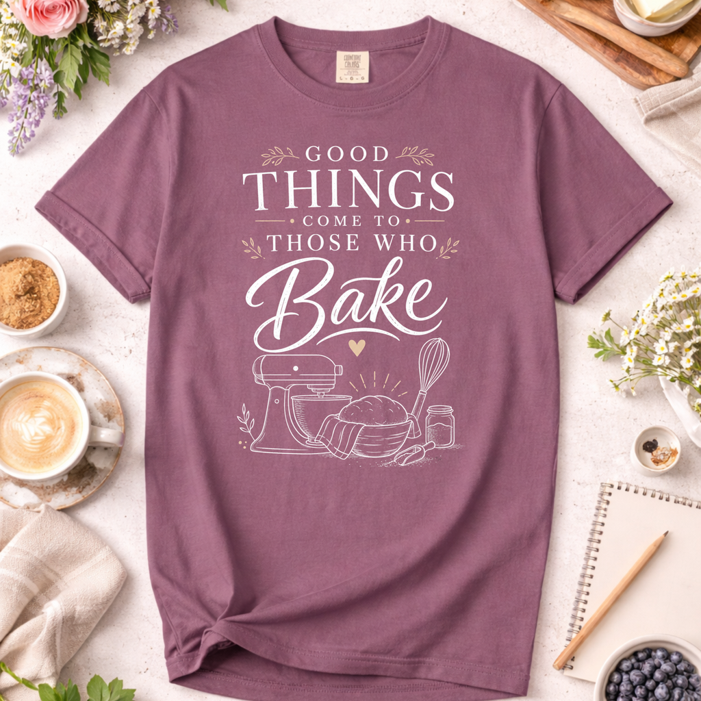 Good Things Baking Line Drawn T-Shirt
