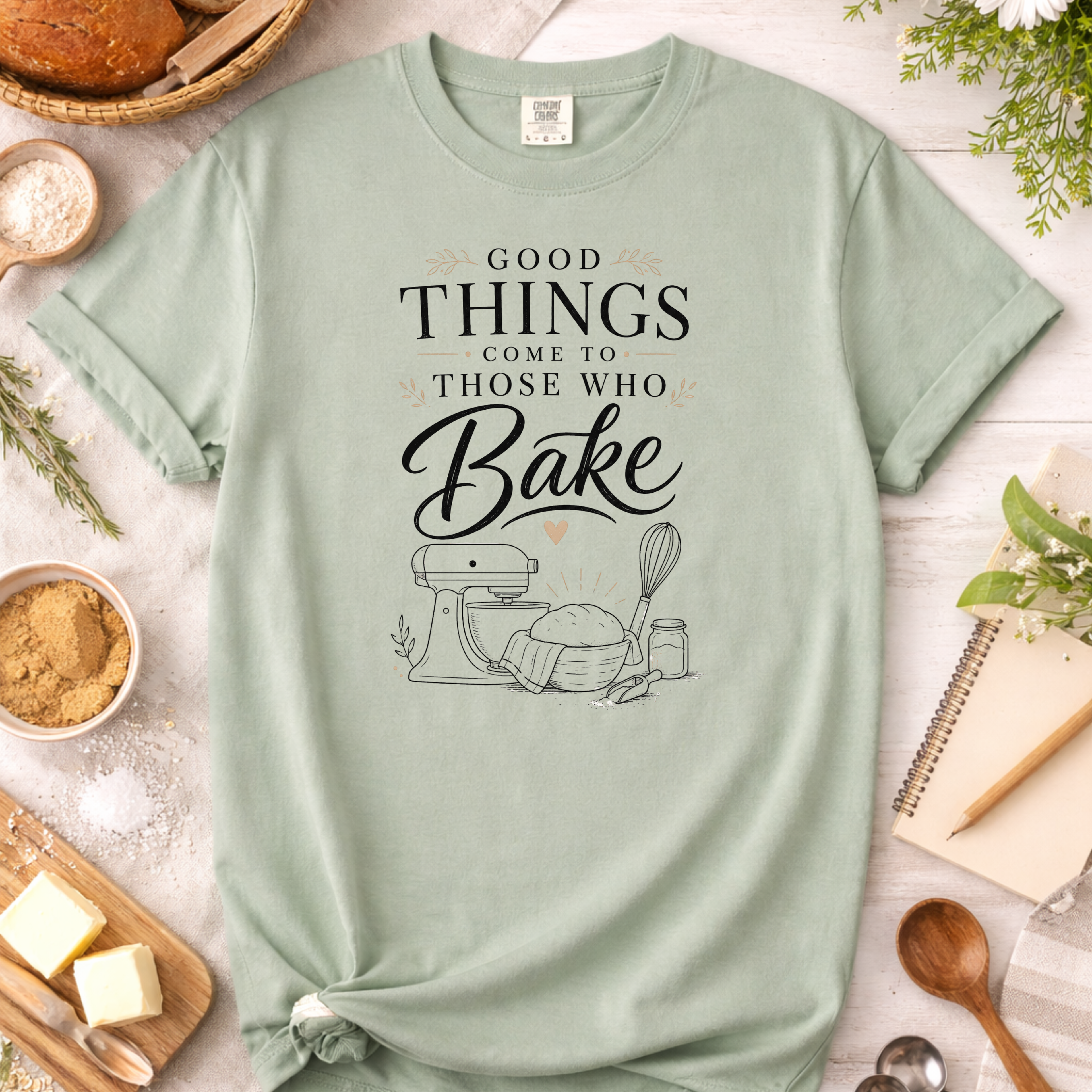 Good Things Baking Line Drawn T-Shirt