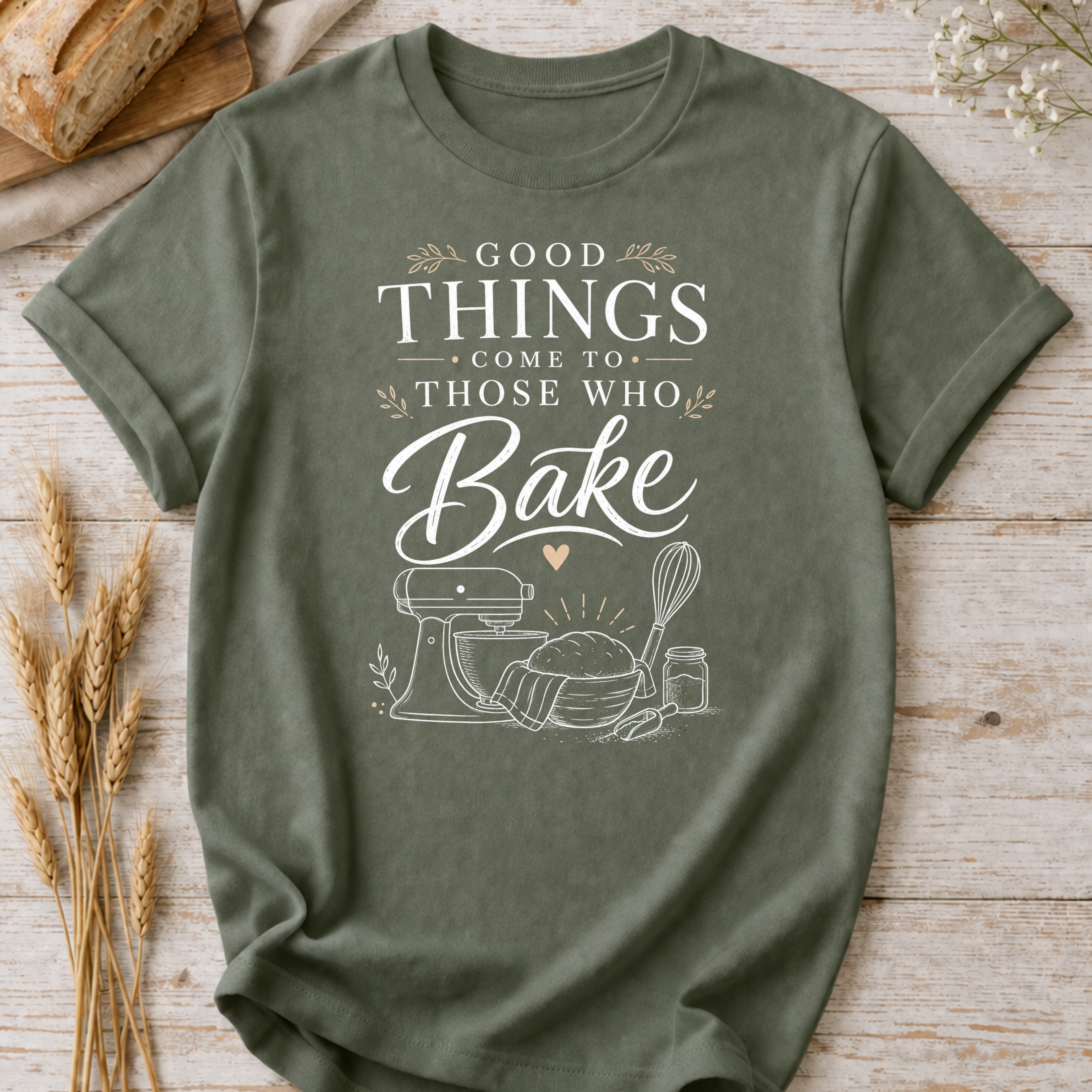 Good Things Baking Line Drawn T-Shirt