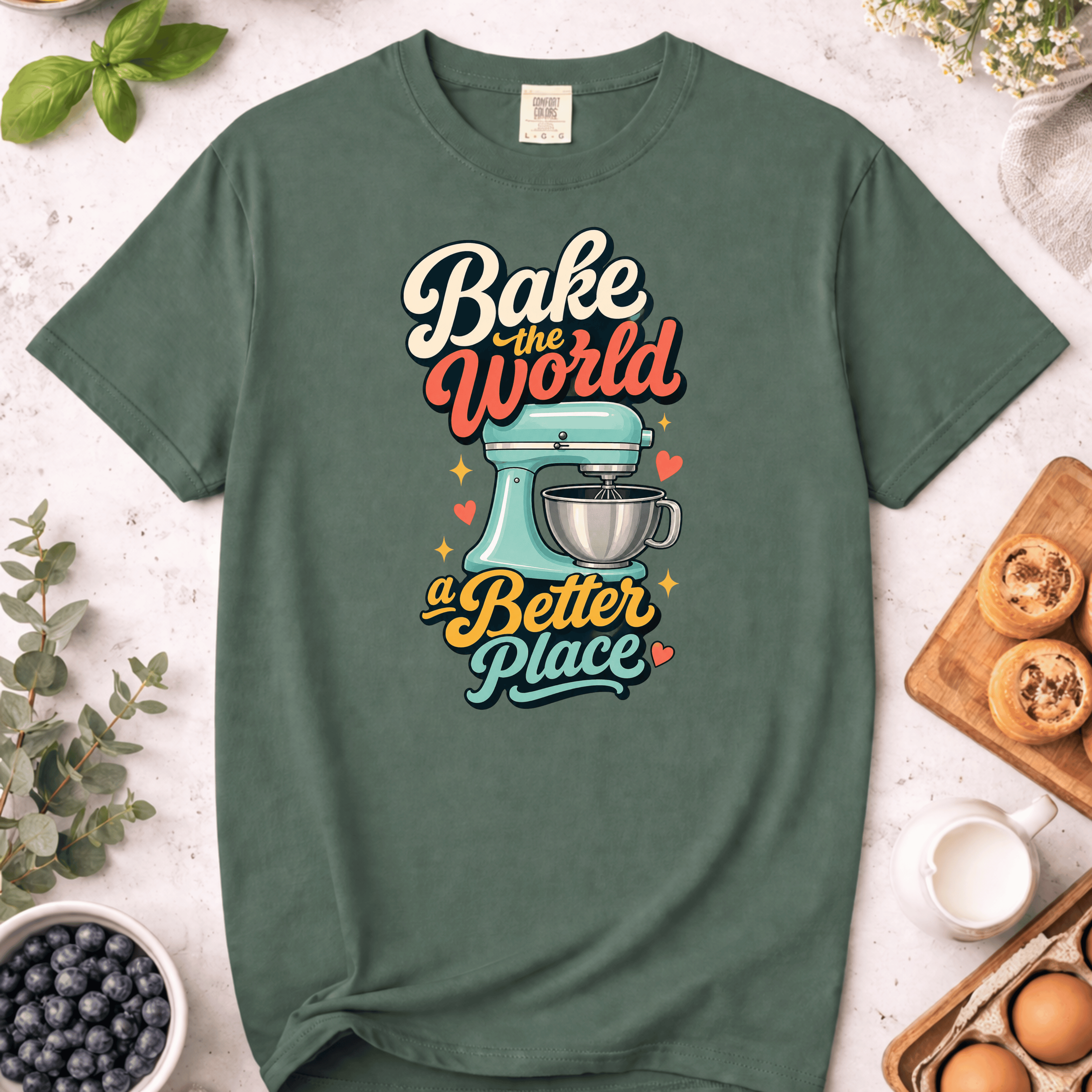 Vintage Bake the World a Better Place T-Shirt