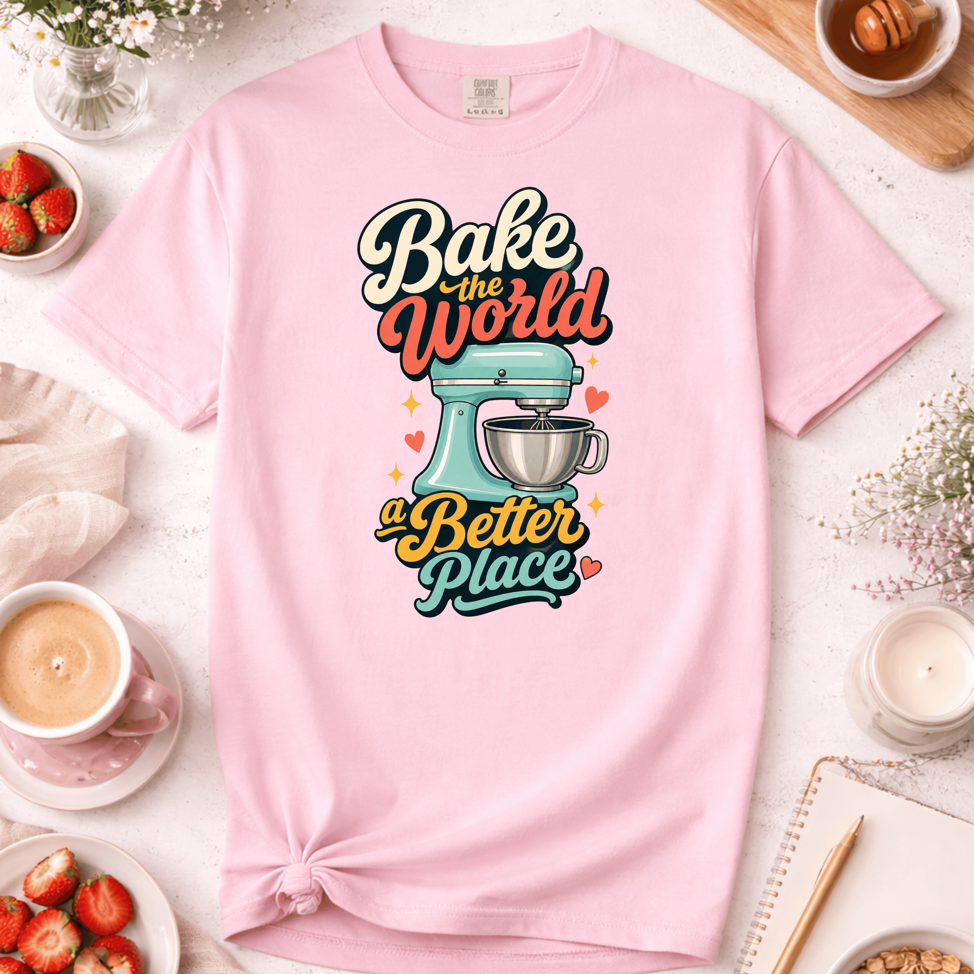 Vintage Bake the World a Better Place T-Shirt