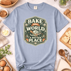 Bake the World a Better Place Badge T-Shirt