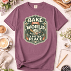 Bake the World a Better Place Badge T-Shirt