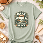 Bake the World a Better Place Badge T-Shirt