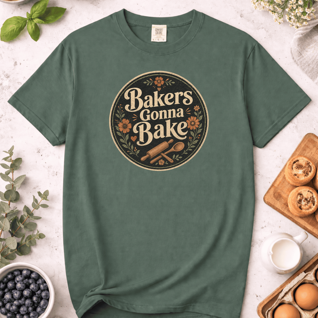 Bakers Gonna Bake Badge T-Shirt